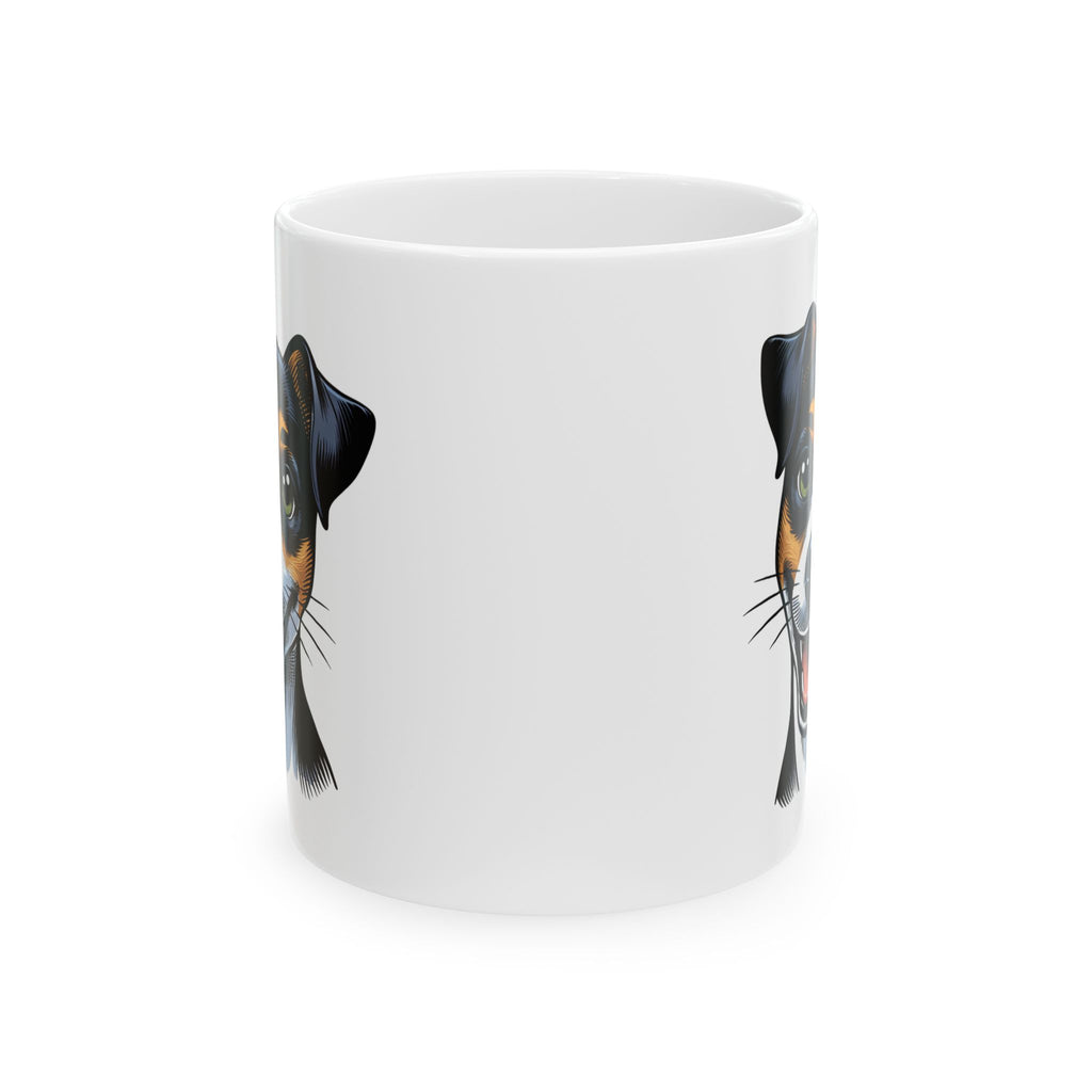 Jack Russel Ceramic Mug, (11oz, 15oz)