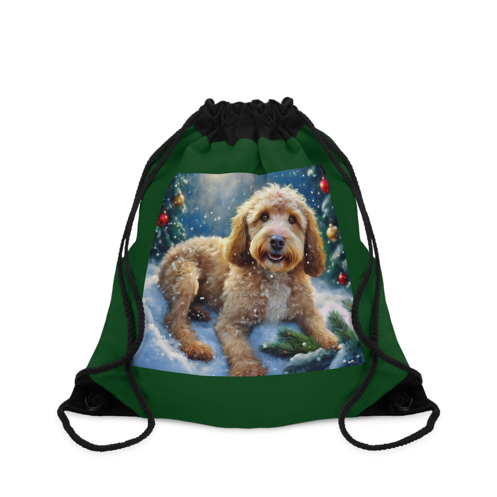 Doodle Holiday Drawstring Bag