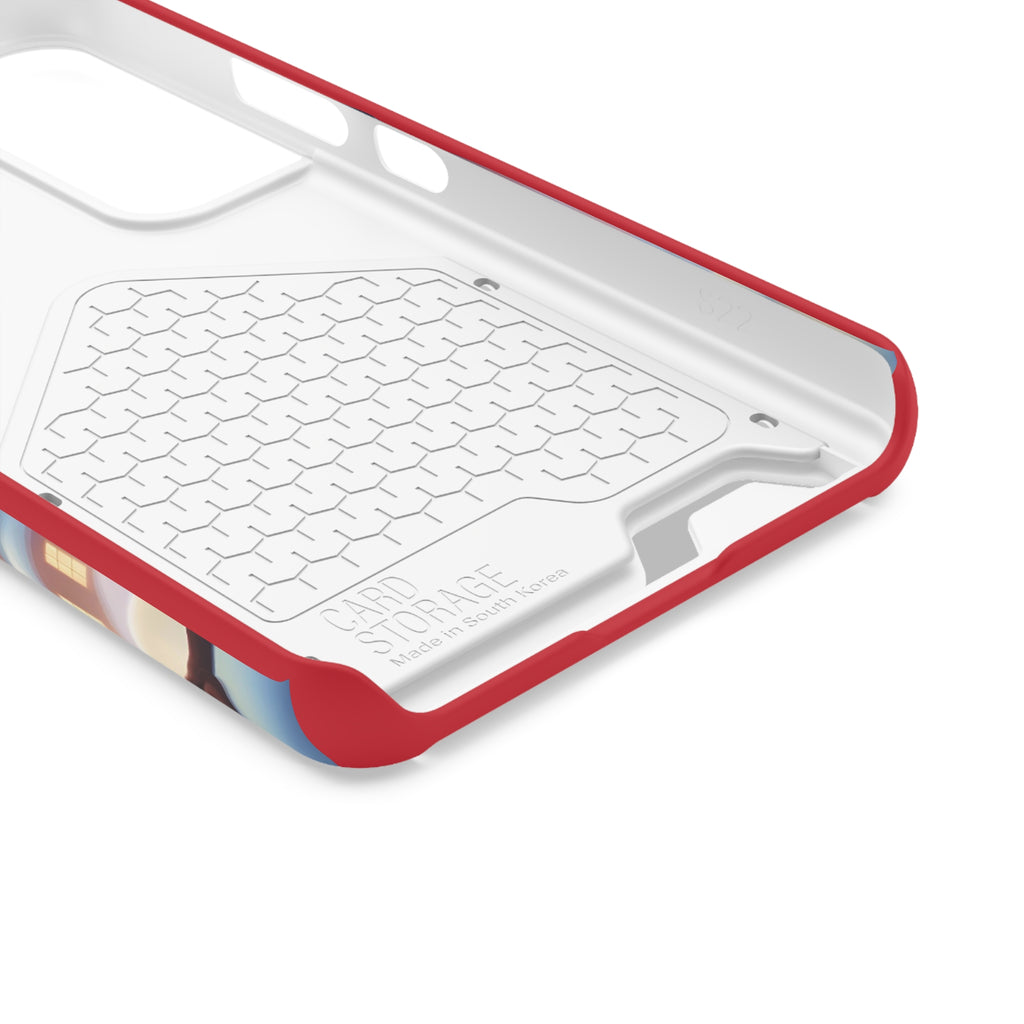 Choclate Lab Holiday Phone Case with Card Holder