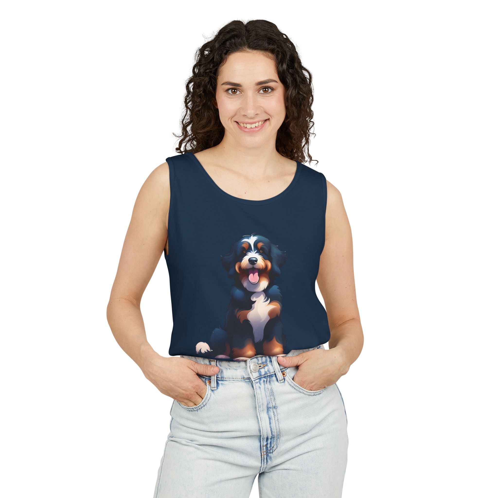Bernedoodle Unisex Tank Top
