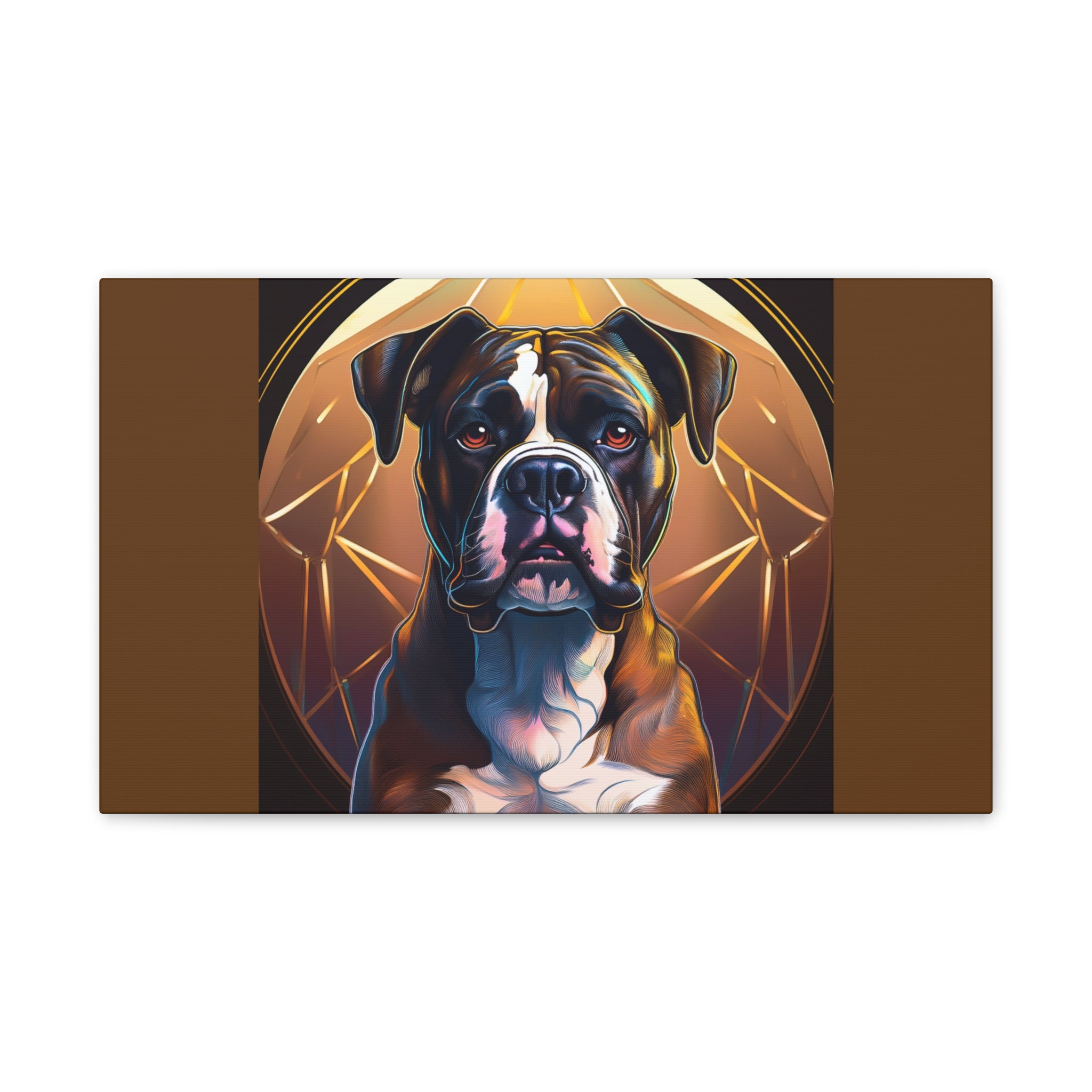 Brindle Gold Canvas Painting