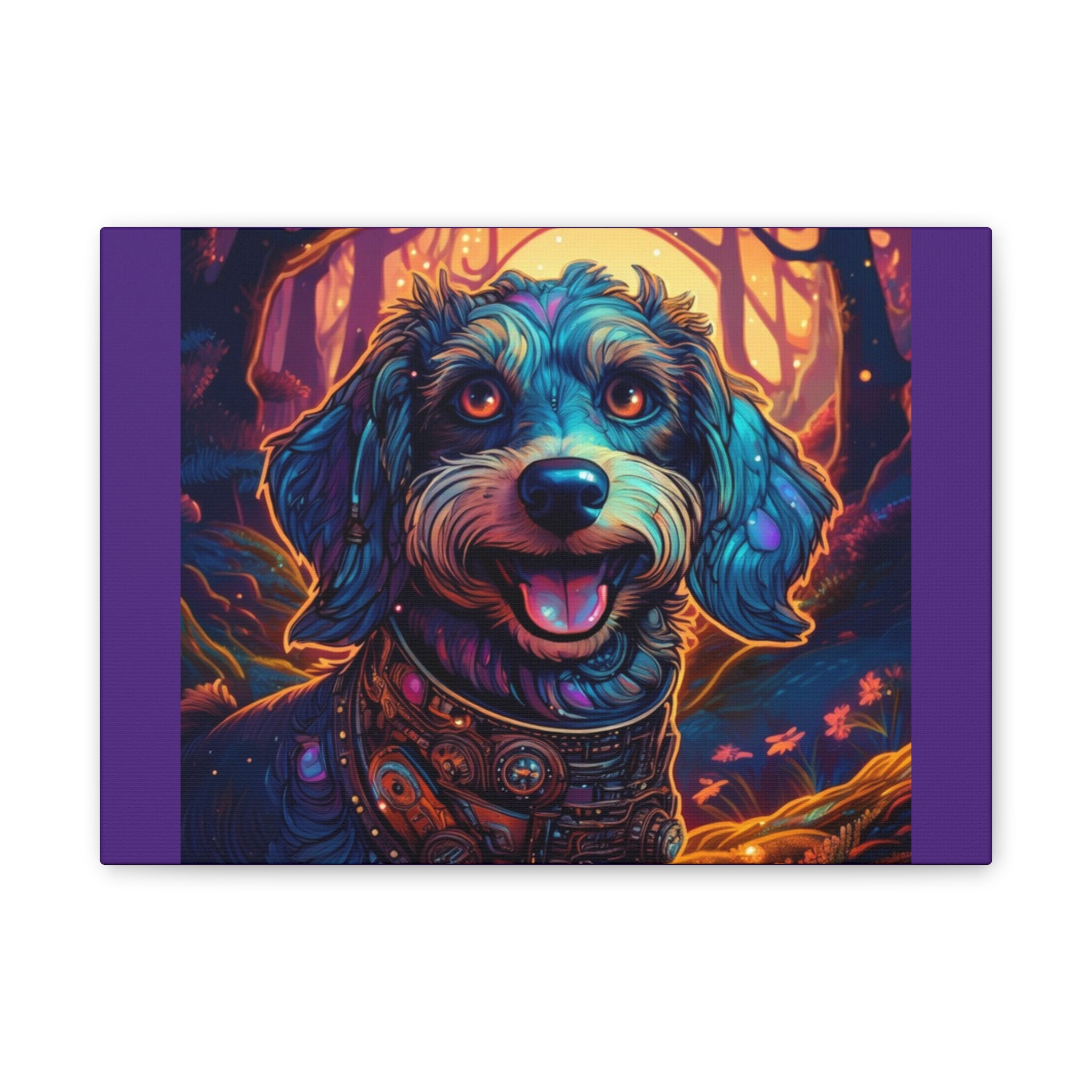 Steampunk Dachshund Stretched, 0.75"