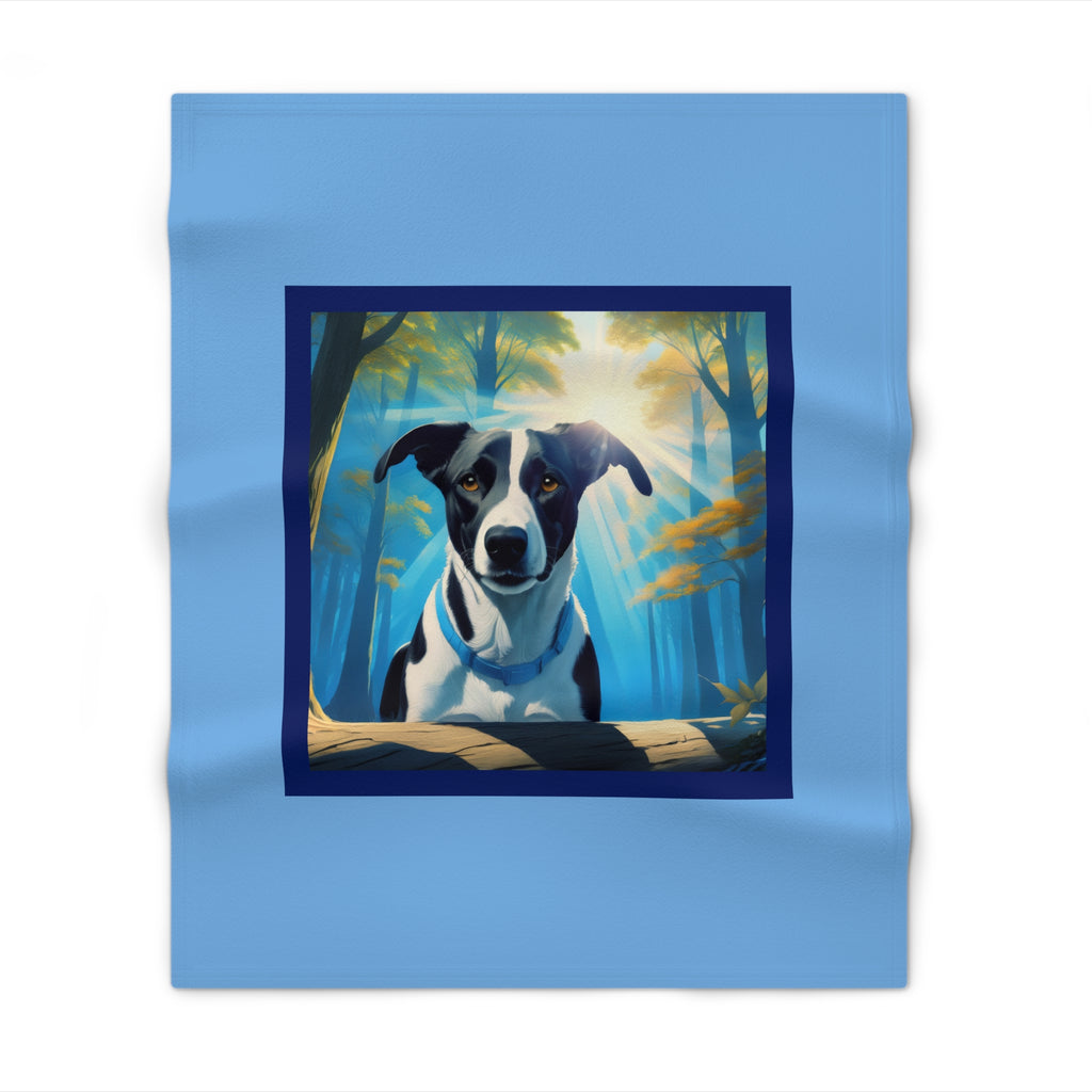 Coonhound Forest Throw Blanket