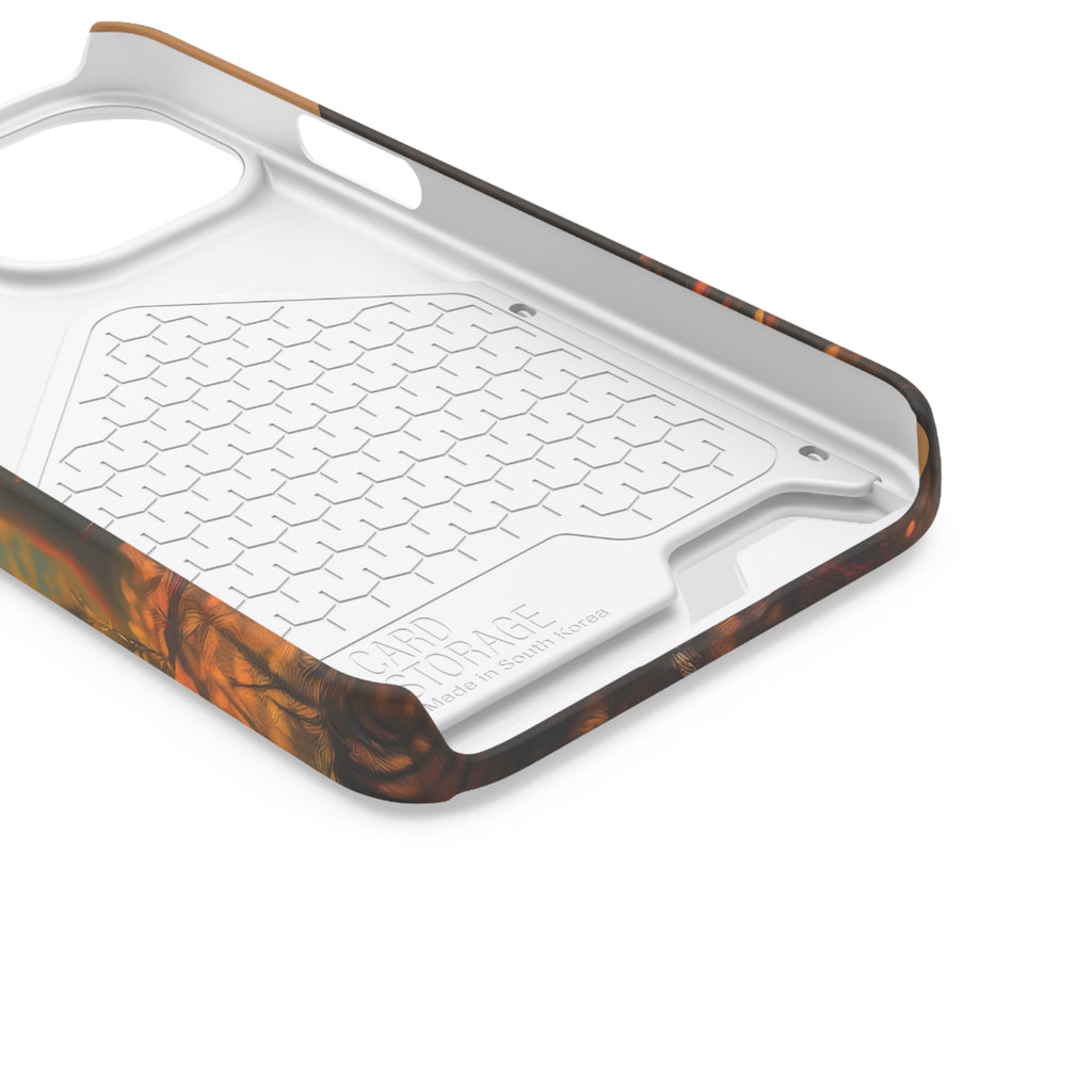 Pitbull Autumn Phone Case with Card Holder