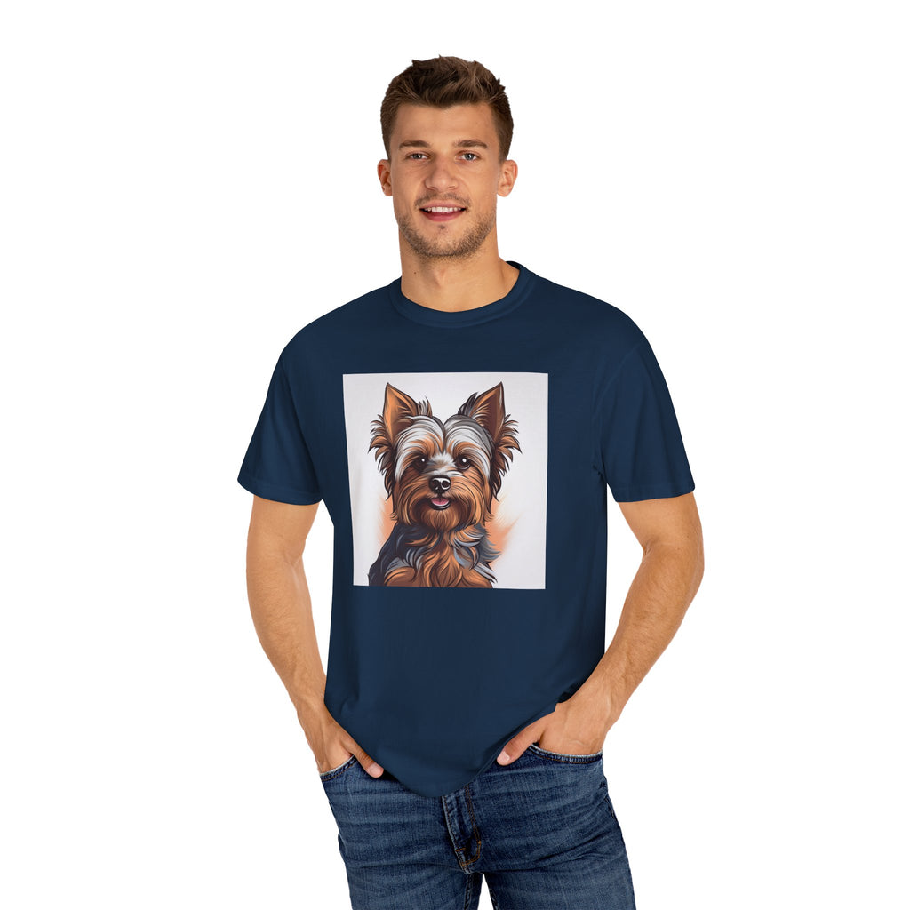 Yorkie Unisex Garment-Dyed T-shirt
