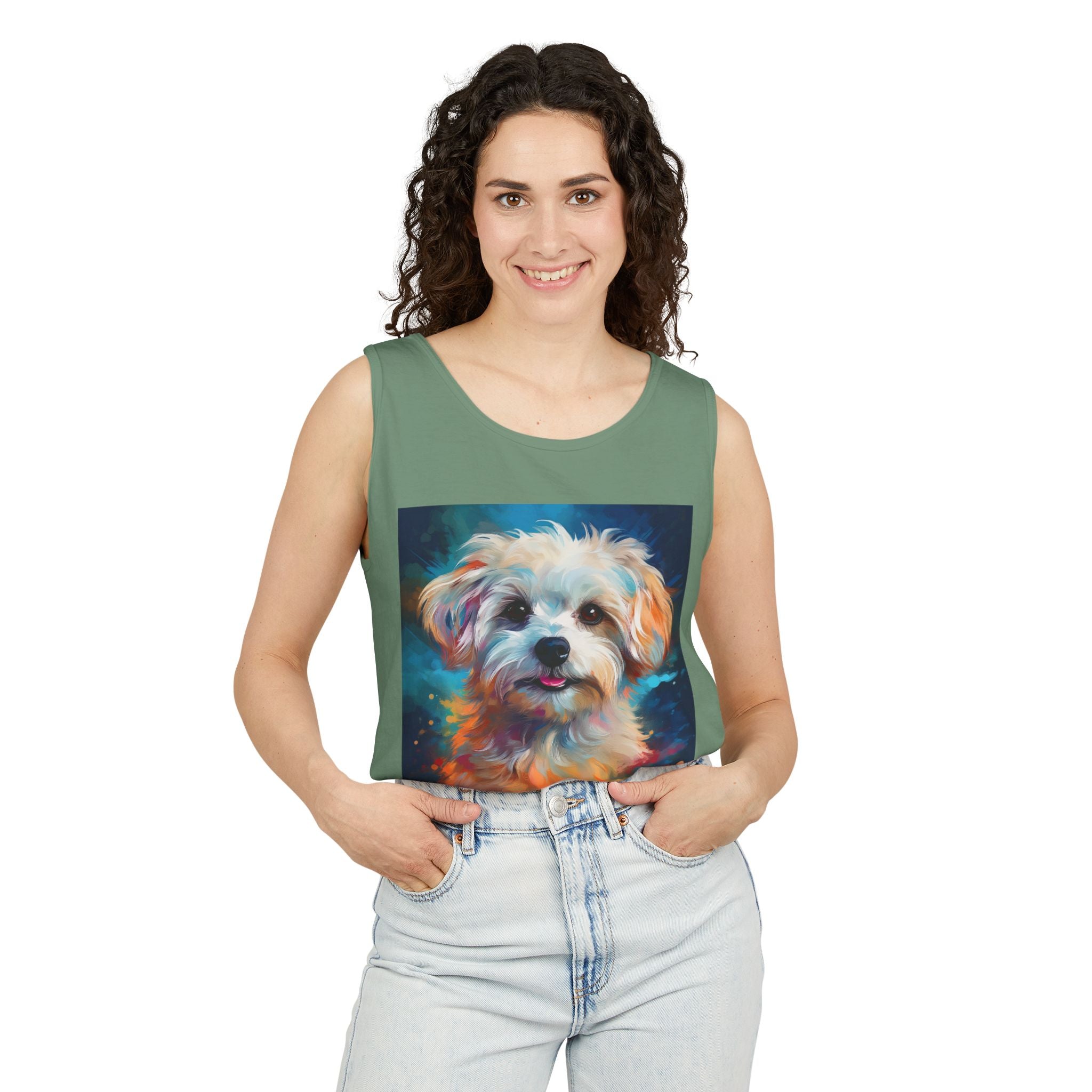 Maltese Unisex Tank Top
