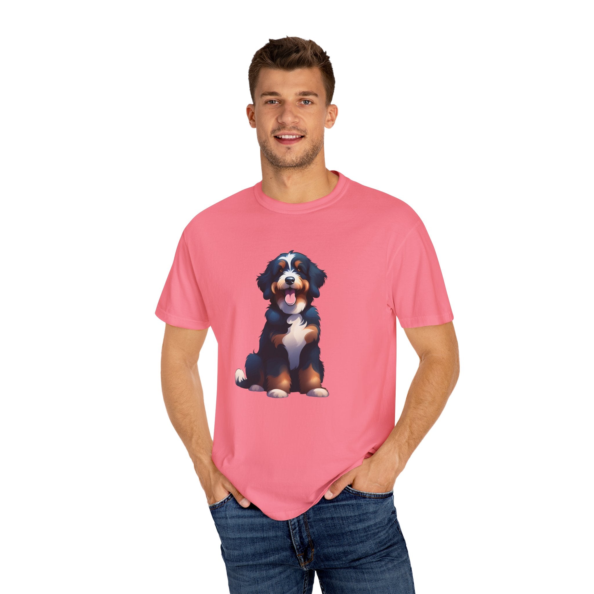 Bernedoodle Unisex Garment-Dyed T-shirt