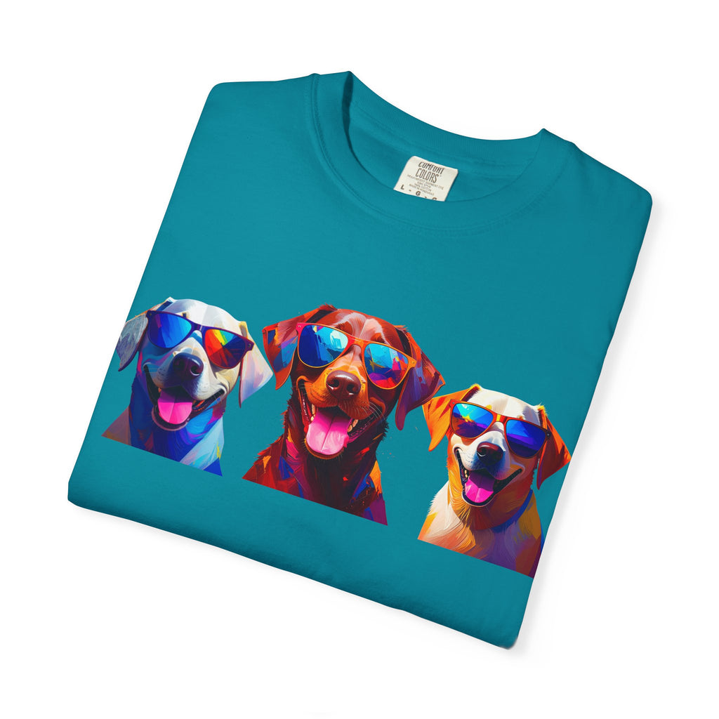 3 Labs Sunglasses Unisex Garment-Dyed T-shirt