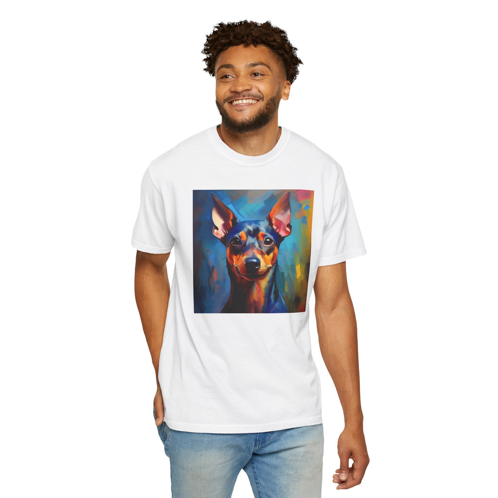 Miniature Pinscher Unisex Garment-Dyed T-shirt
