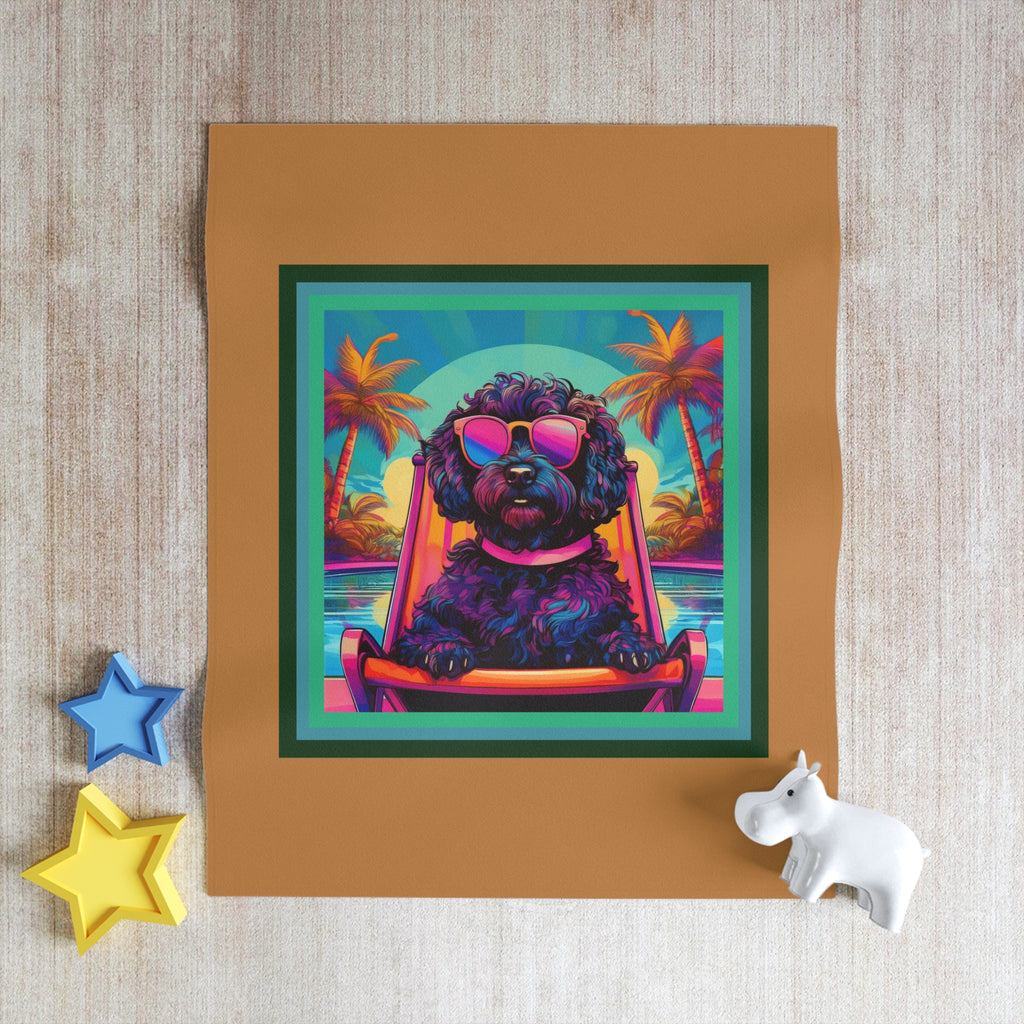 Doodle Poolside Throw Blanket