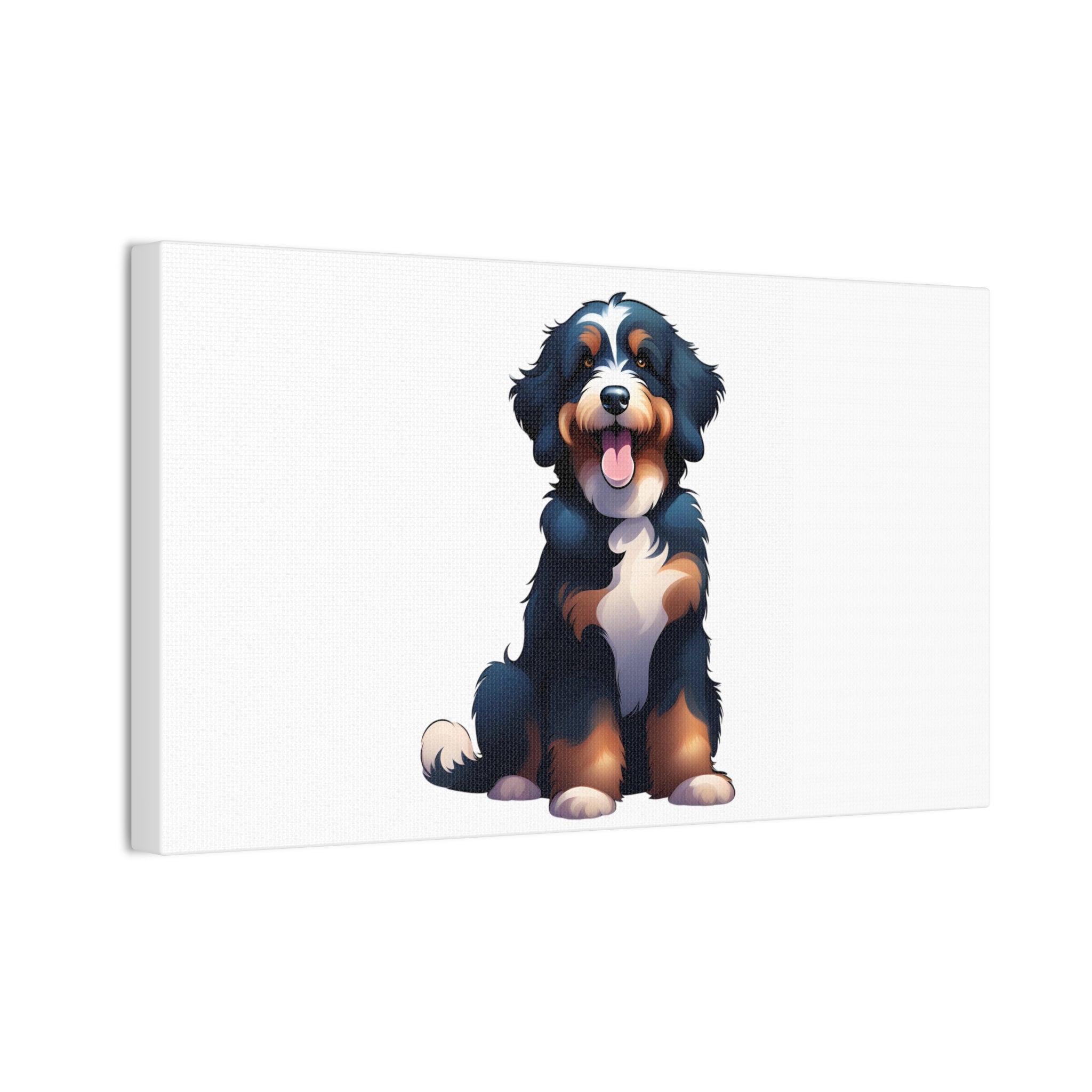 Bernedoodle Canvas Stretched, 0.75"