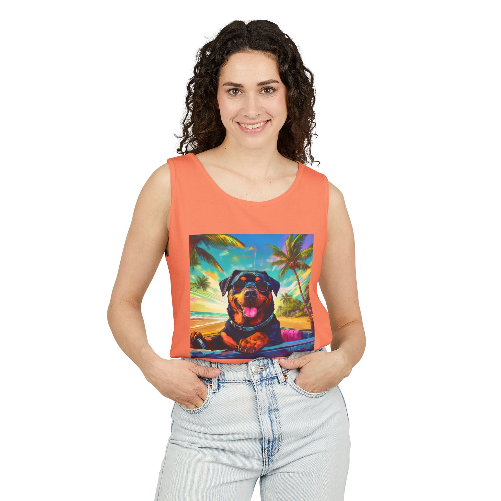 Rottweiler Beach Drive Tank Top
