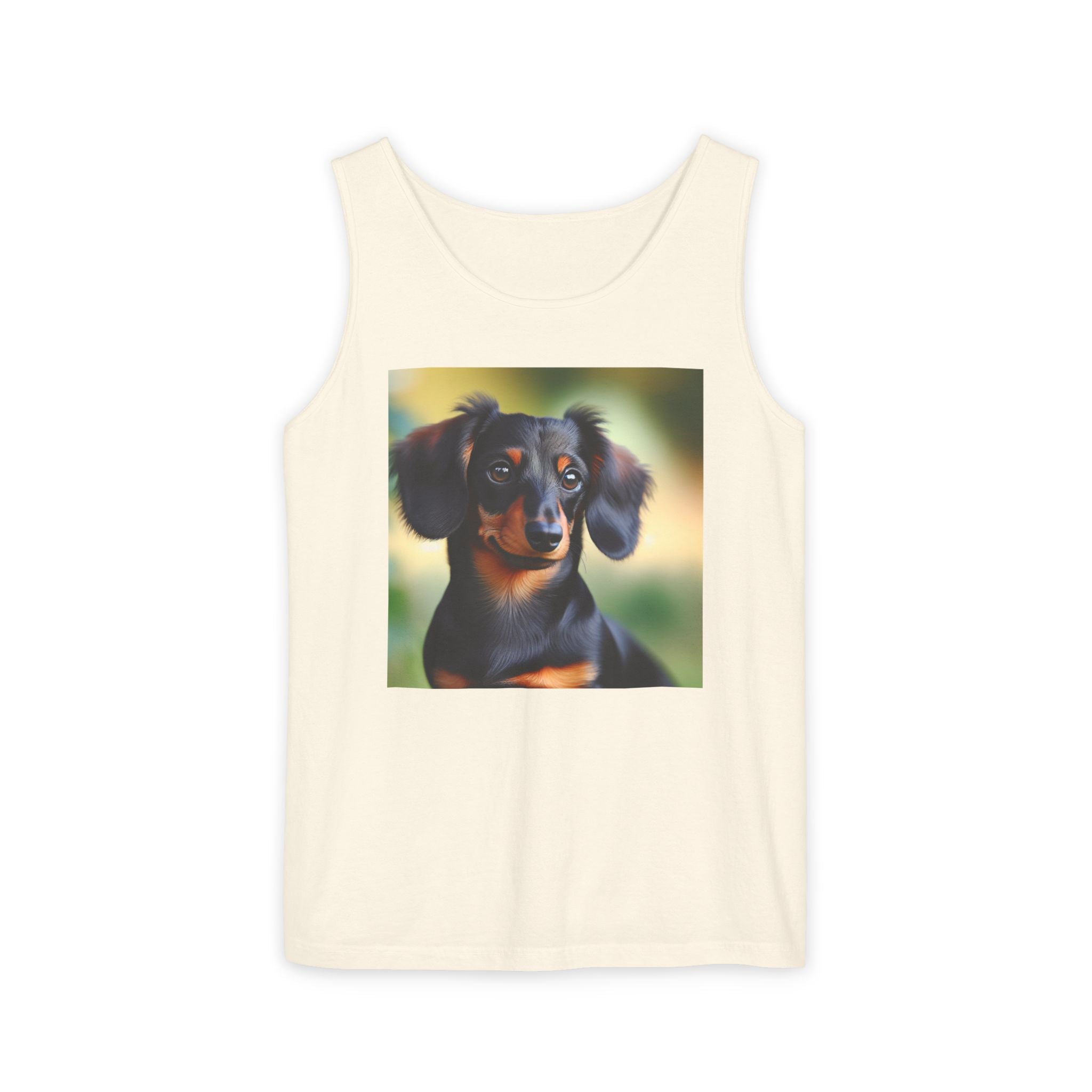 Black/Brown Dachshund Unisex Tank Top
