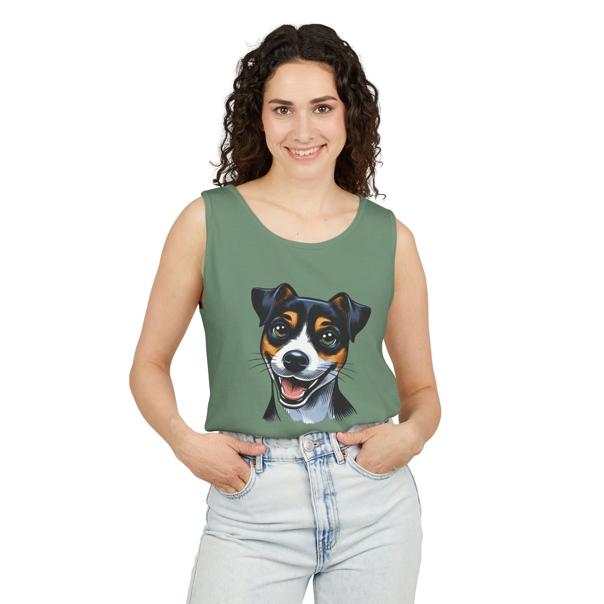 Jack Russel Unisex Tank Top