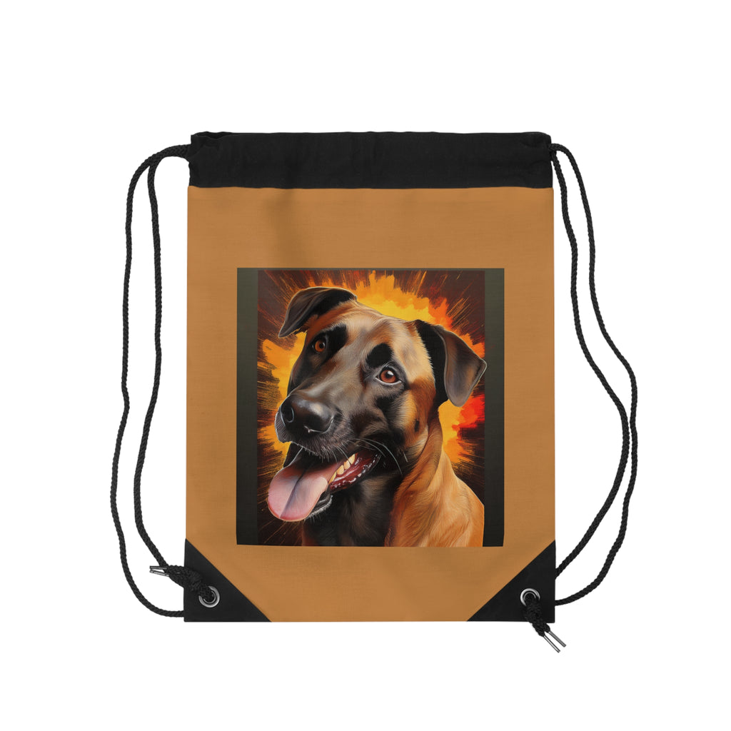 Belgian Shepherd Drawstring Bag