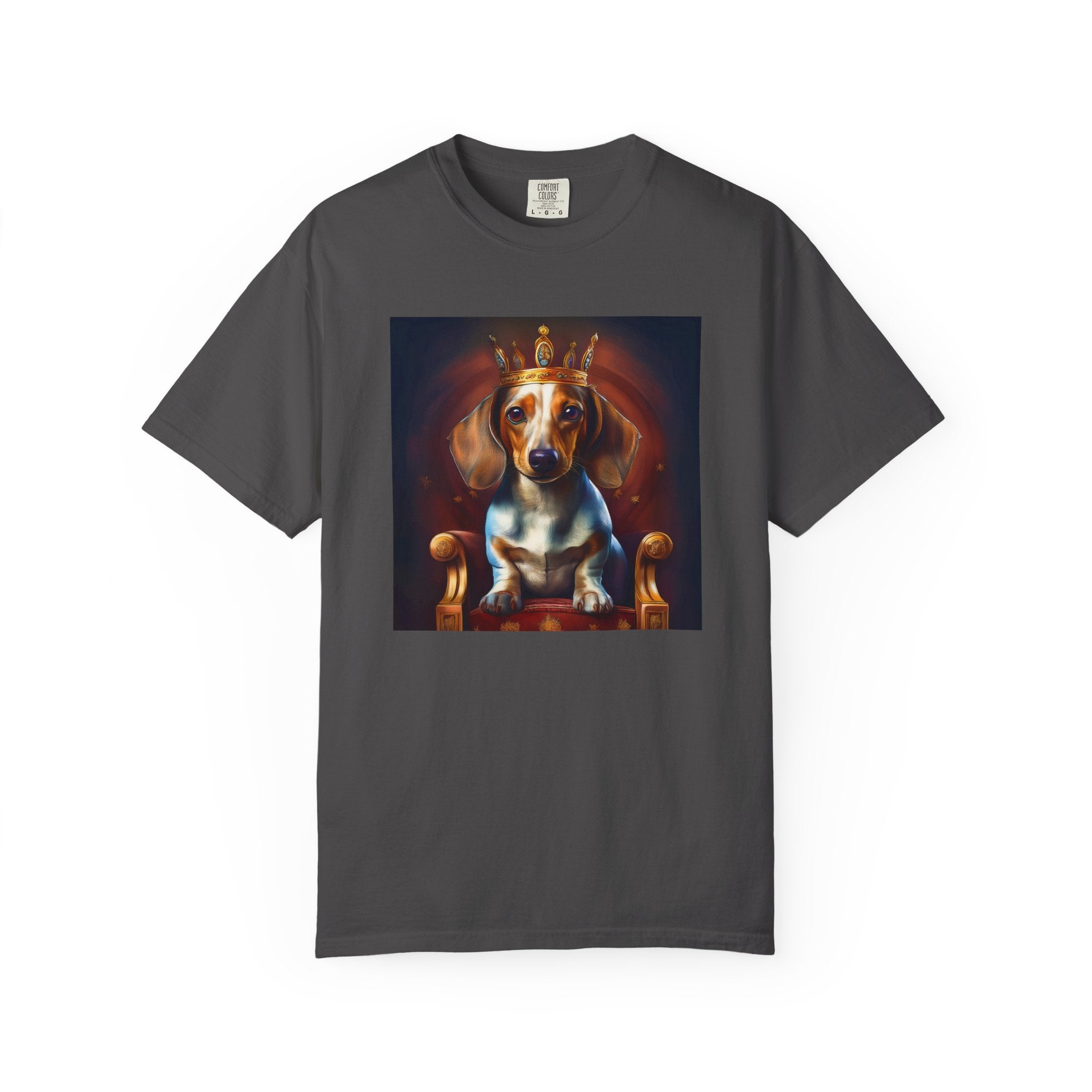 Dachshund Royal Unisex Garment-Dyed T-shirt
