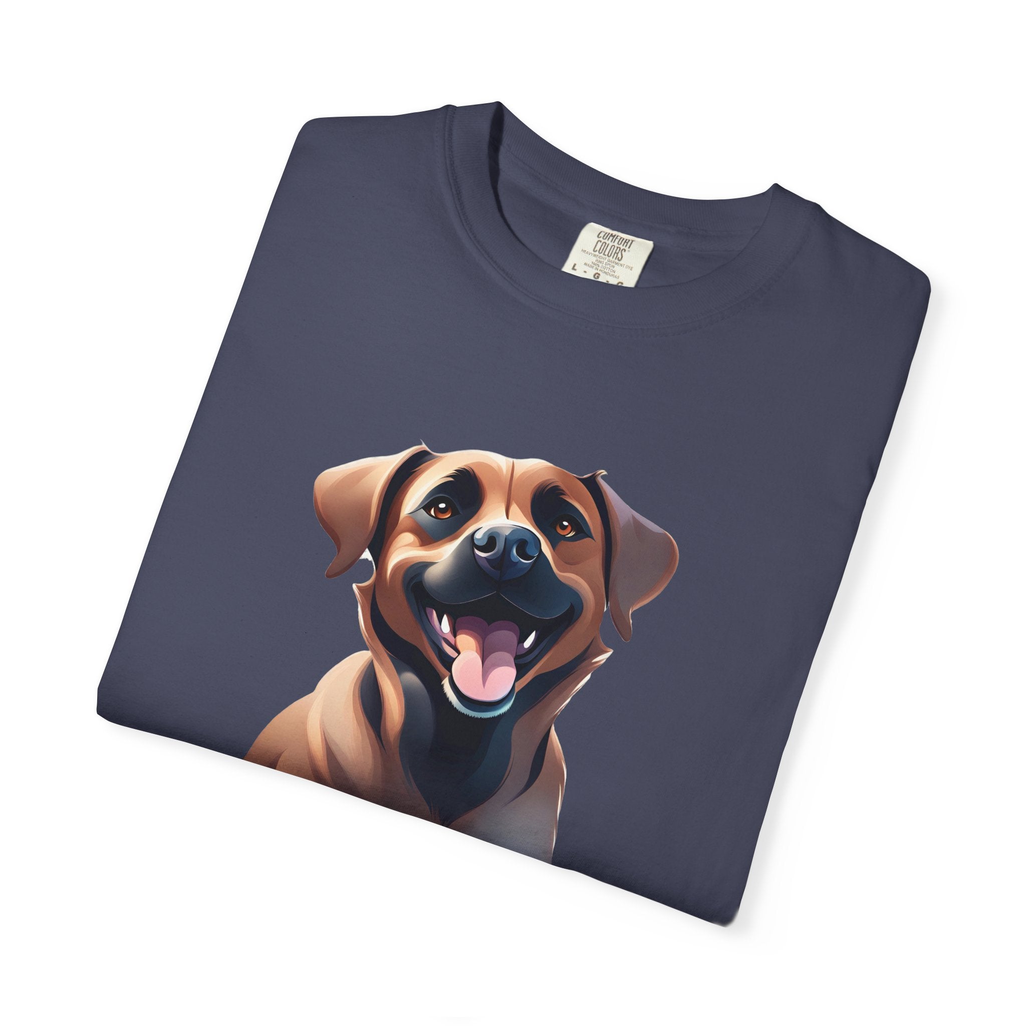 Black Mouth Cur Garment-Dyed T-shirt