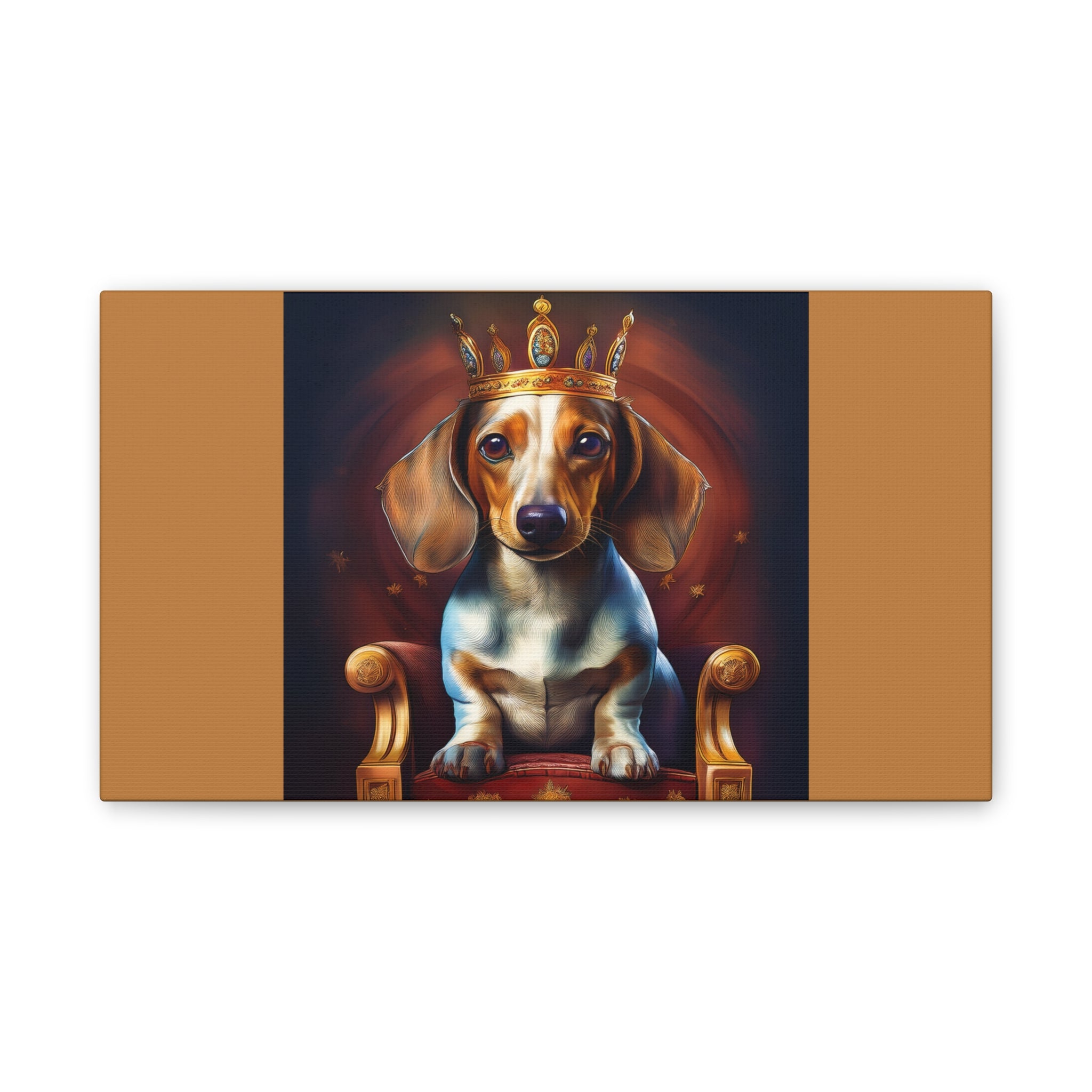 Dachshund Royal Canvas Painting