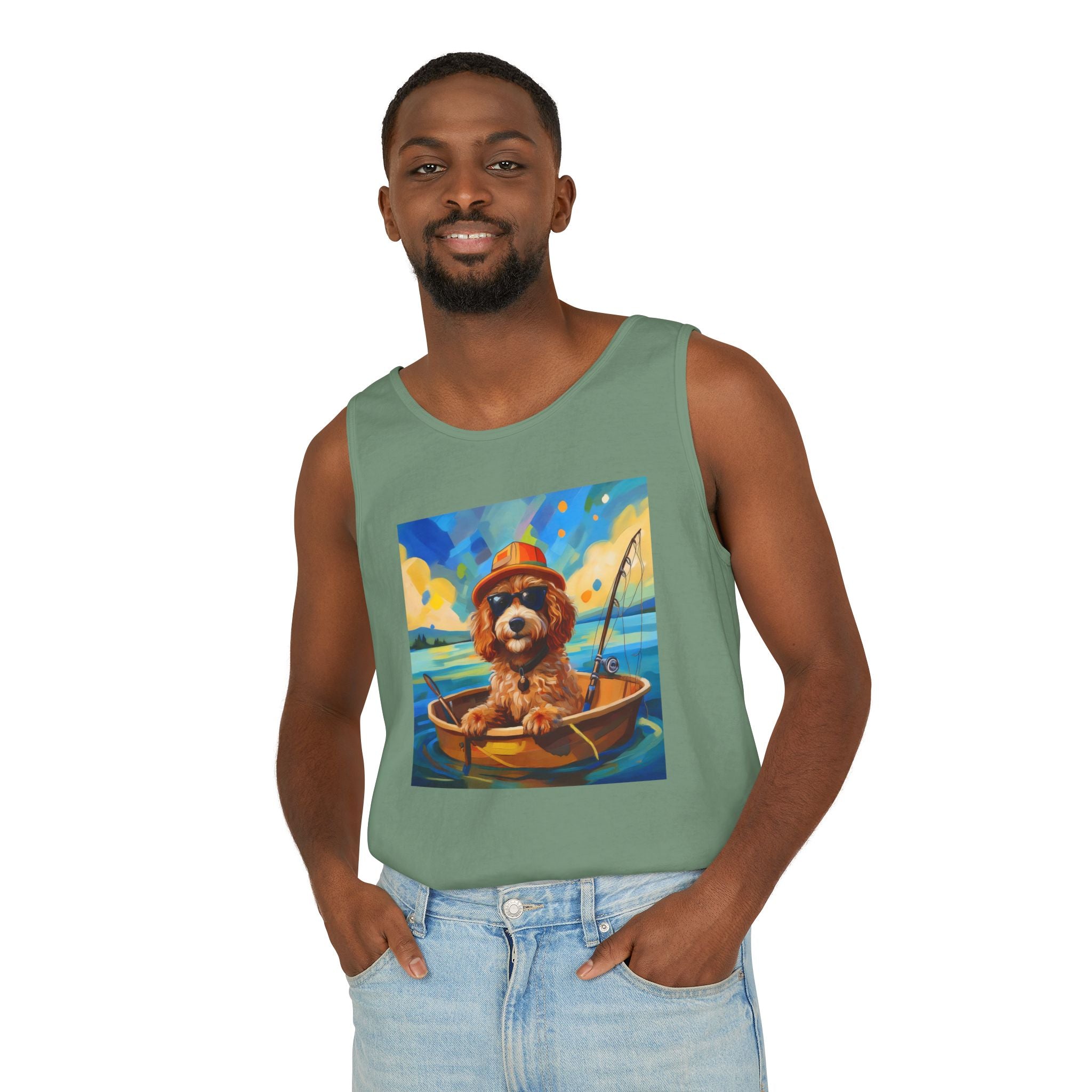 Doodle Fishing Tank Top