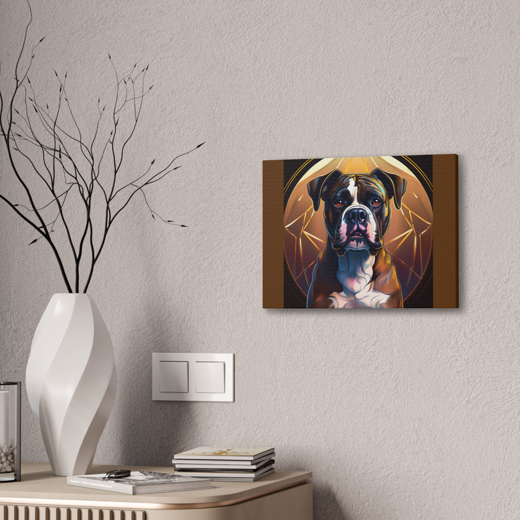 Brindle Gold Canvas Painting