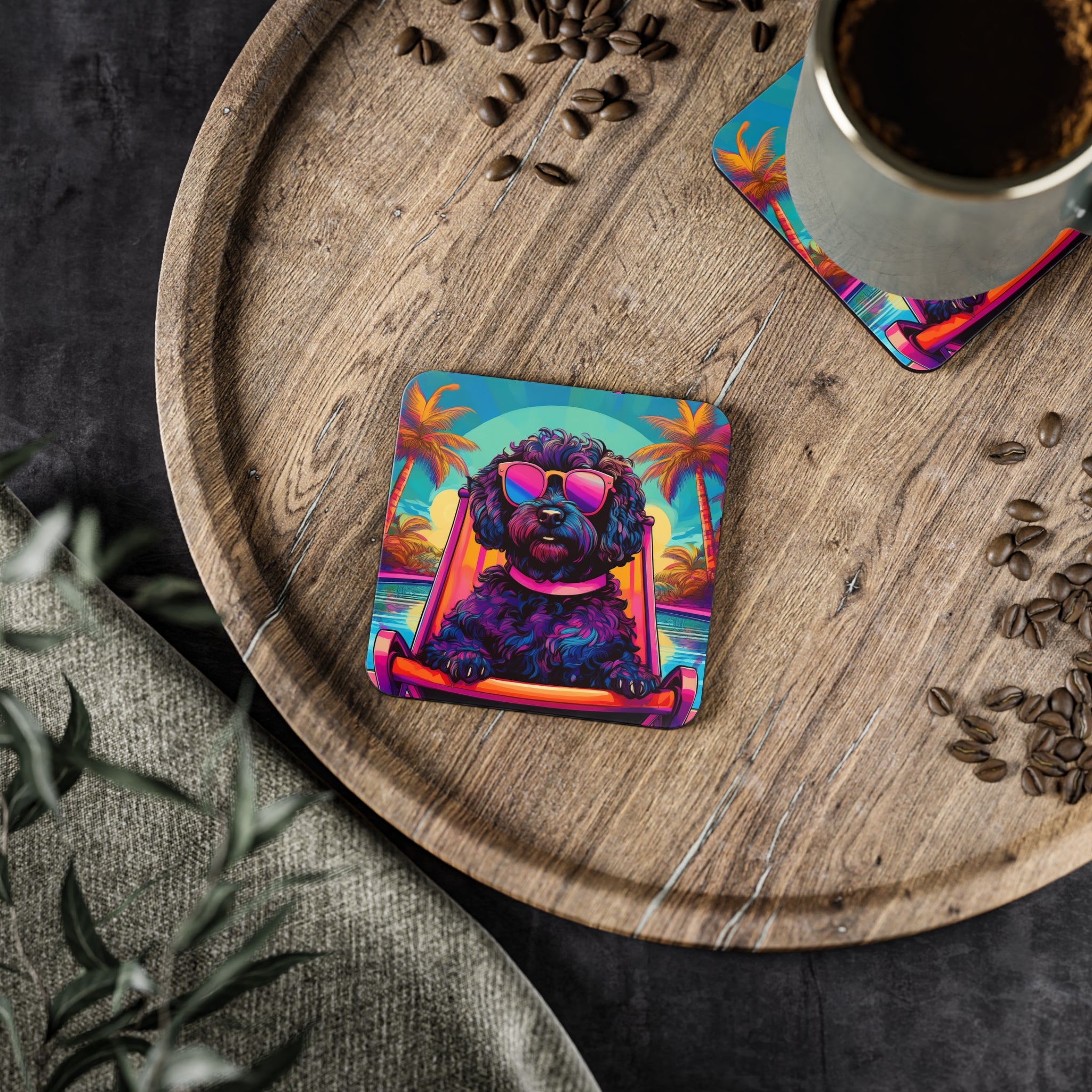 Doodle Poolside Coasters