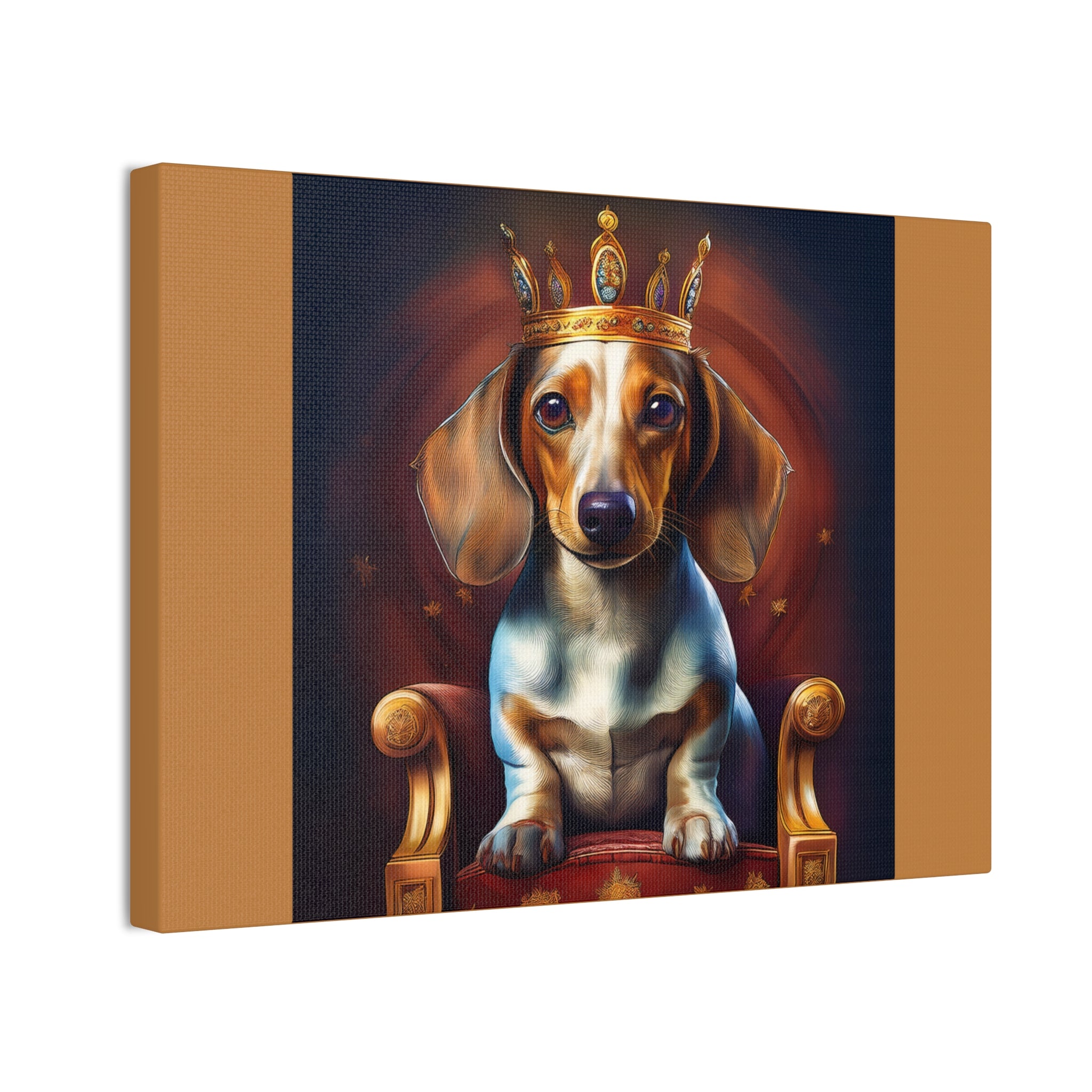 Dachshund Royal Canvas Painting