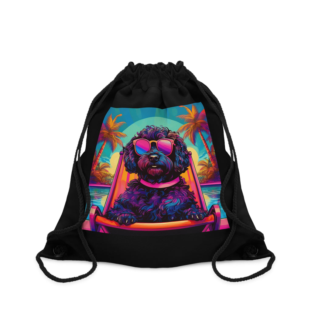 Doodle Poolside Drawstring Bag
