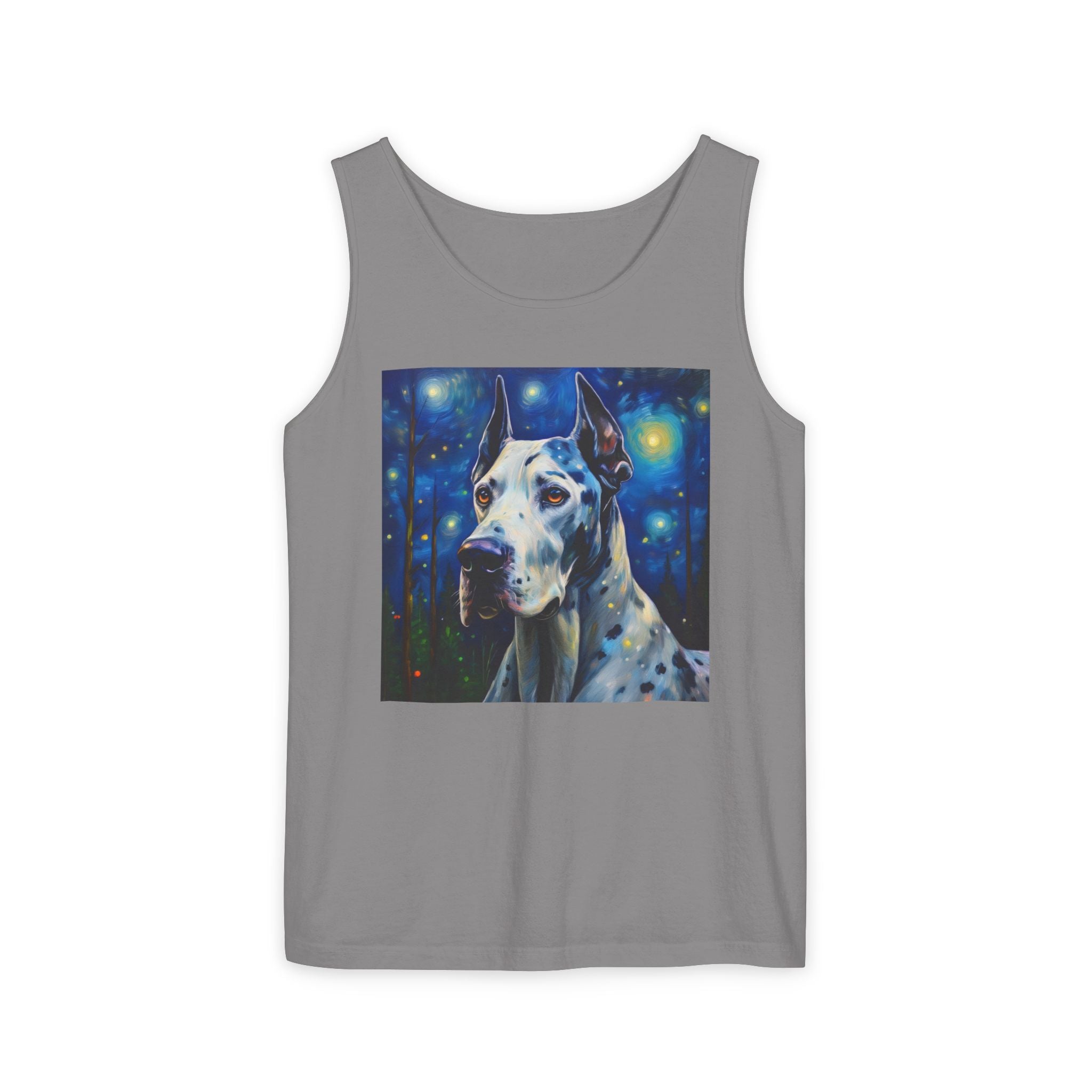 Great Dane Stary Night Unisex Tank Top