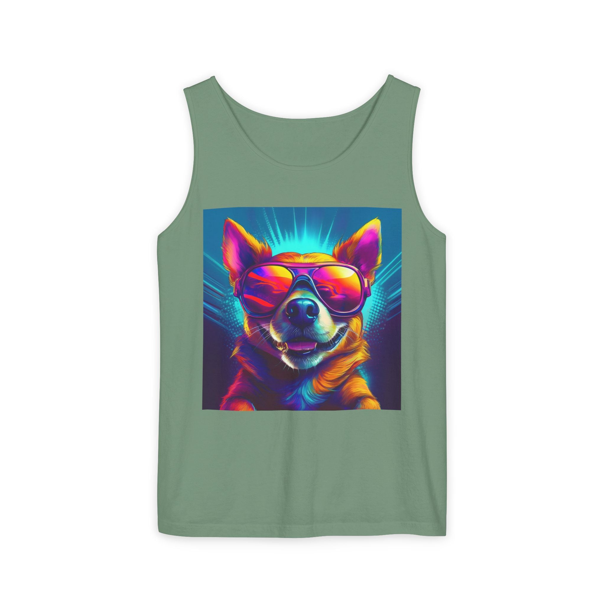 Chihuahua Cool Sunglasses Unisex Tank Top