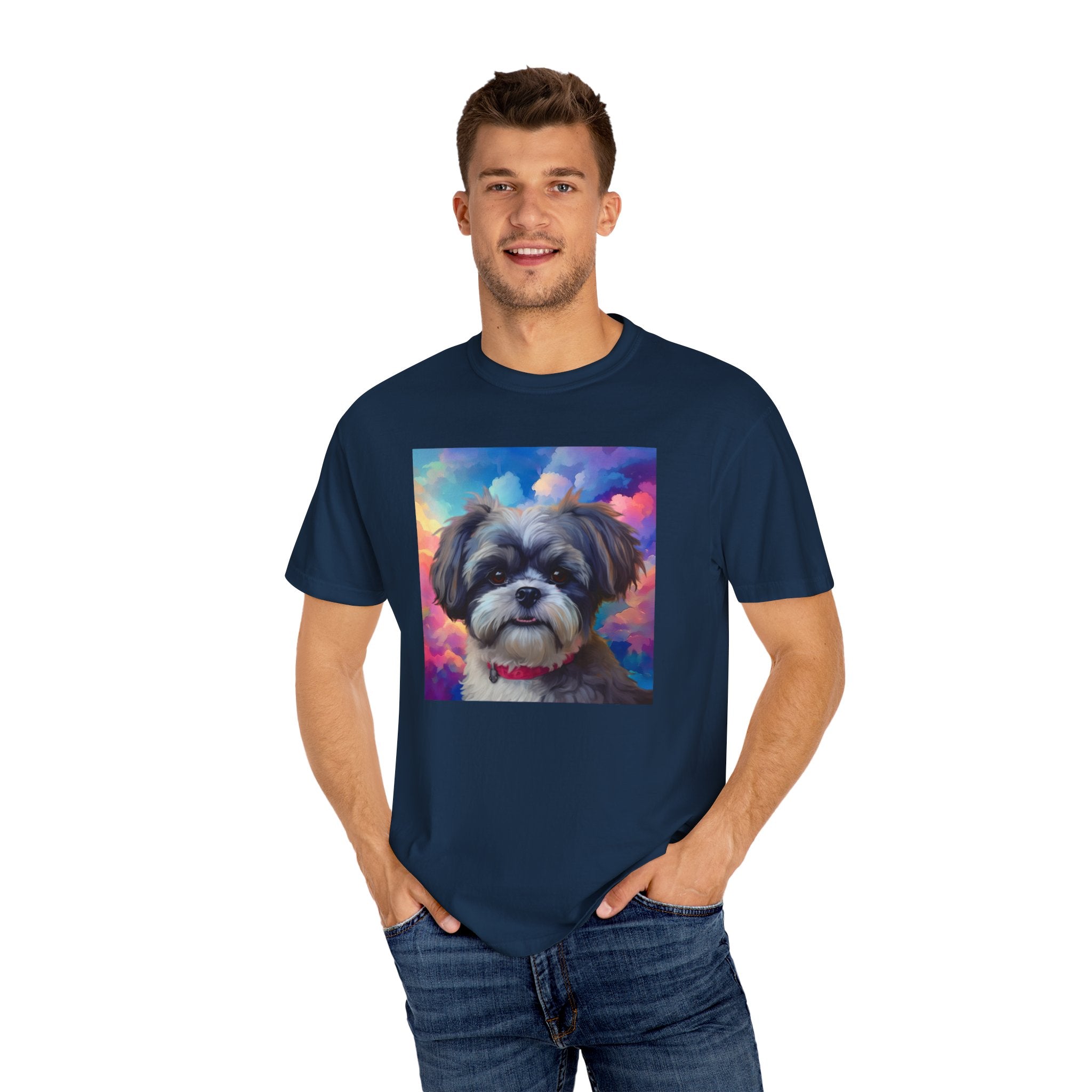 Shih Tzu Unisex Garment-Dyed T-shirt