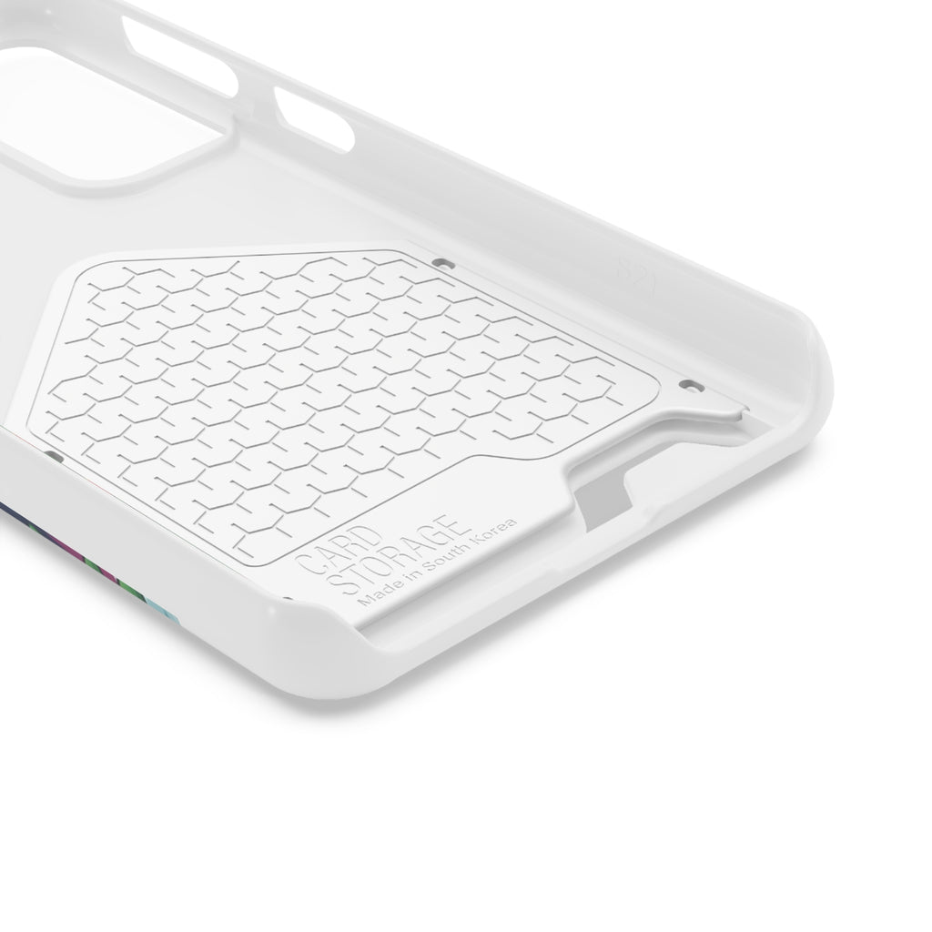 White Corgi Holiday Phone Case with Card Holder