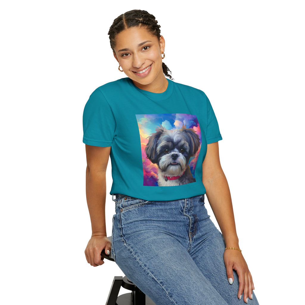 Shih Tzu Unisex Garment-Dyed T-shirt