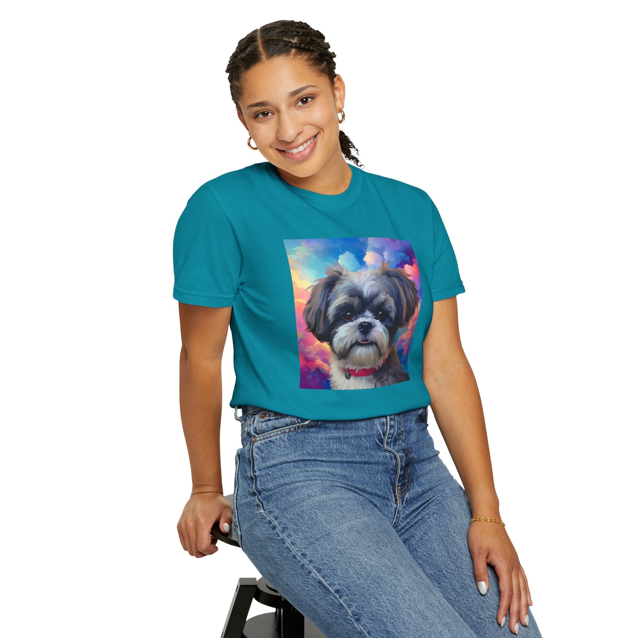 Shih Tzu Unisex Garment-Dyed T-shirt