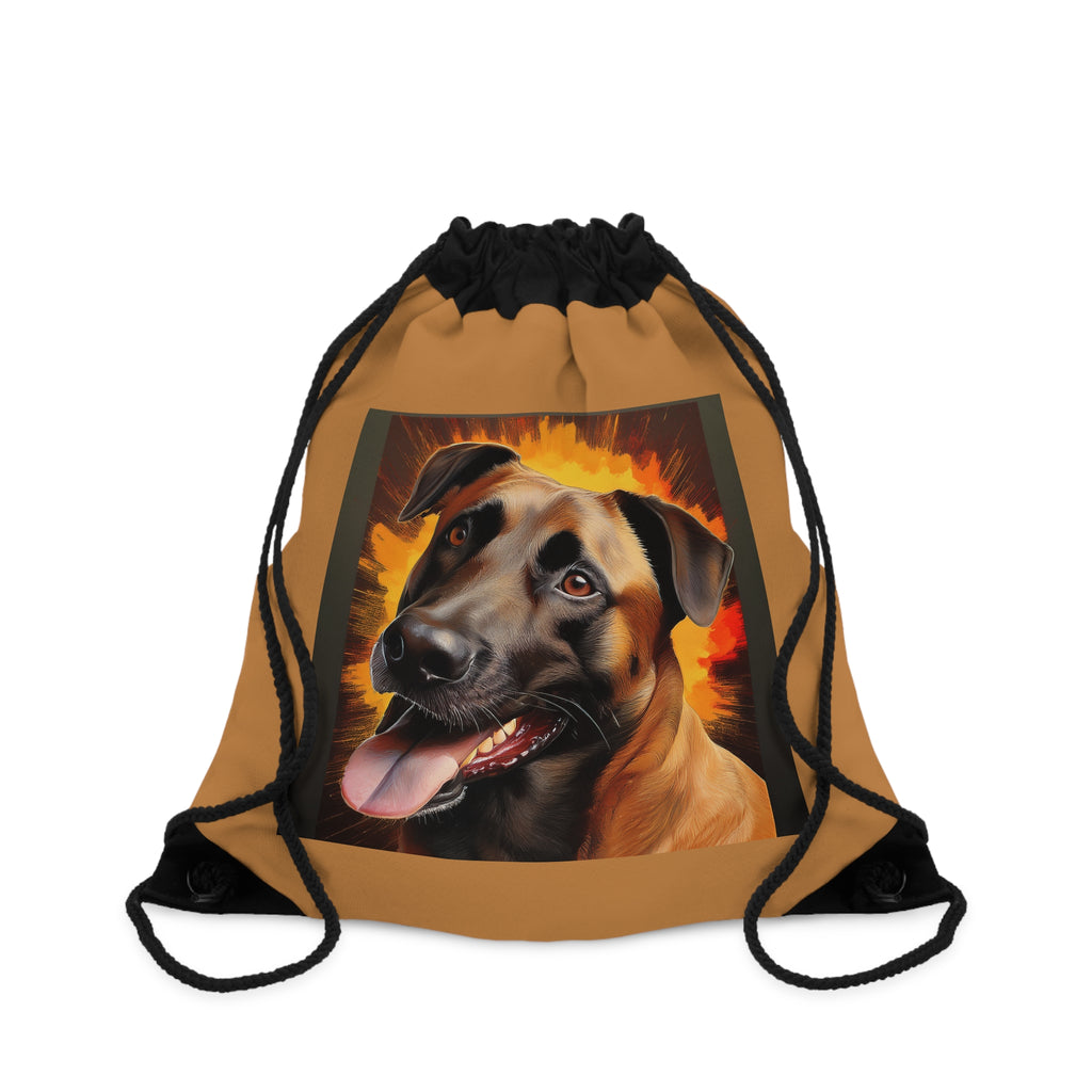 Belgian Shepherd Drawstring Bag