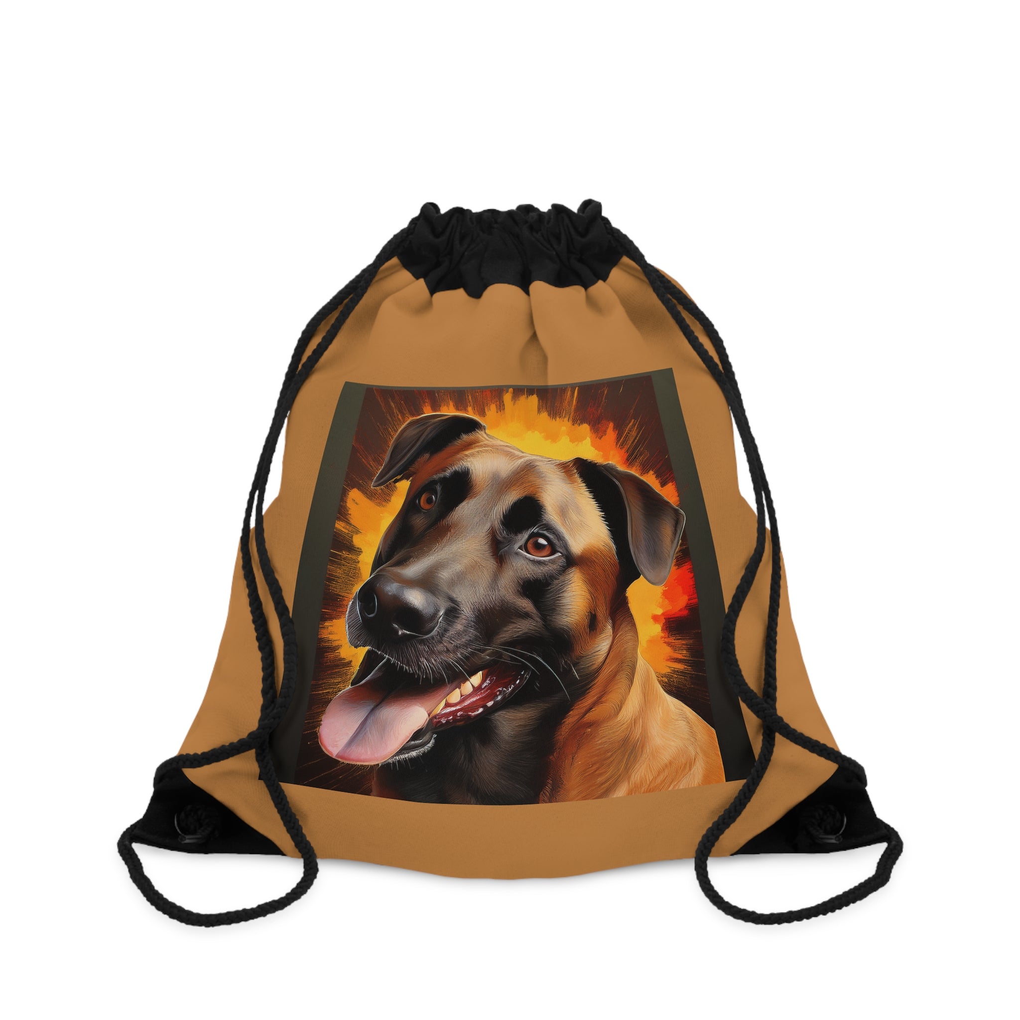 Belgian Shepherd Drawstring Bag