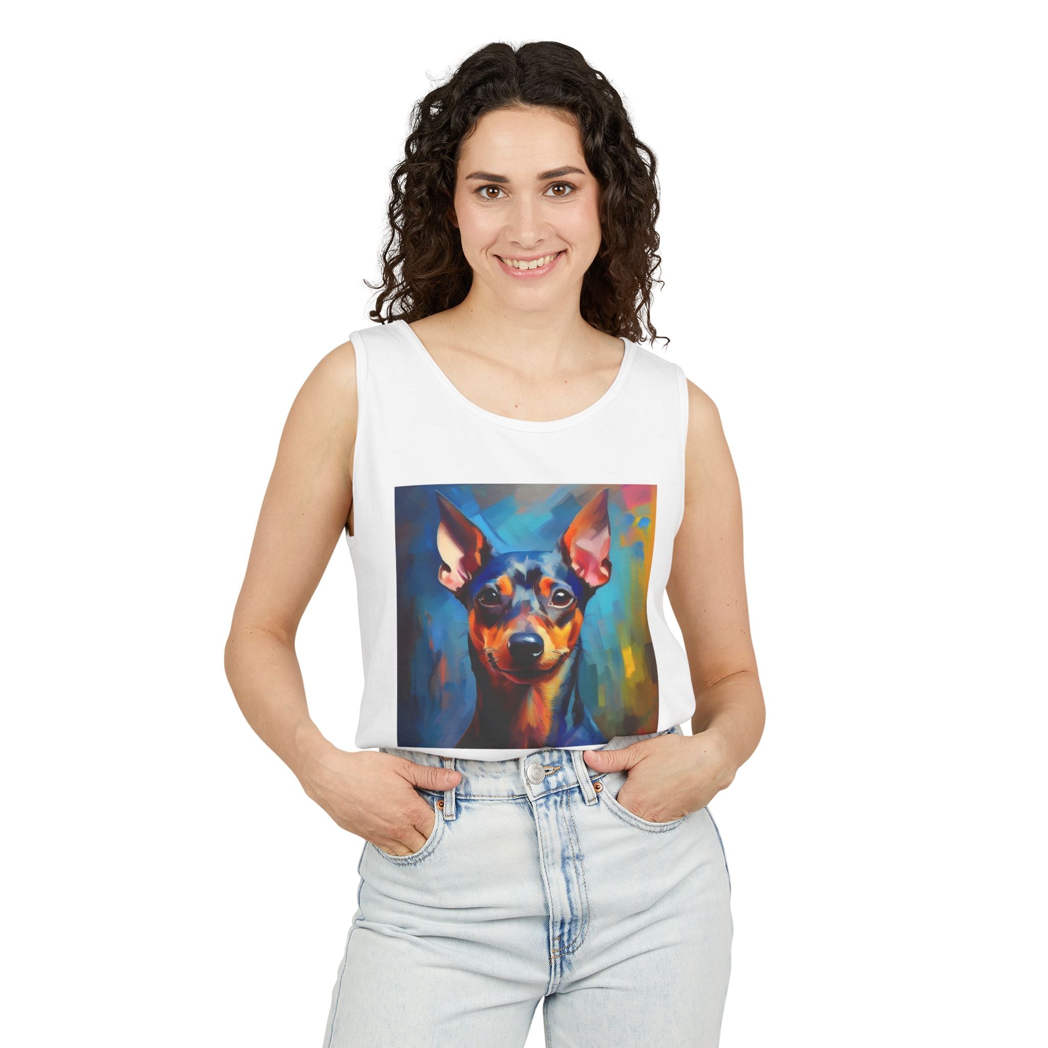 Miniature Pinscher Unisex Tank Top