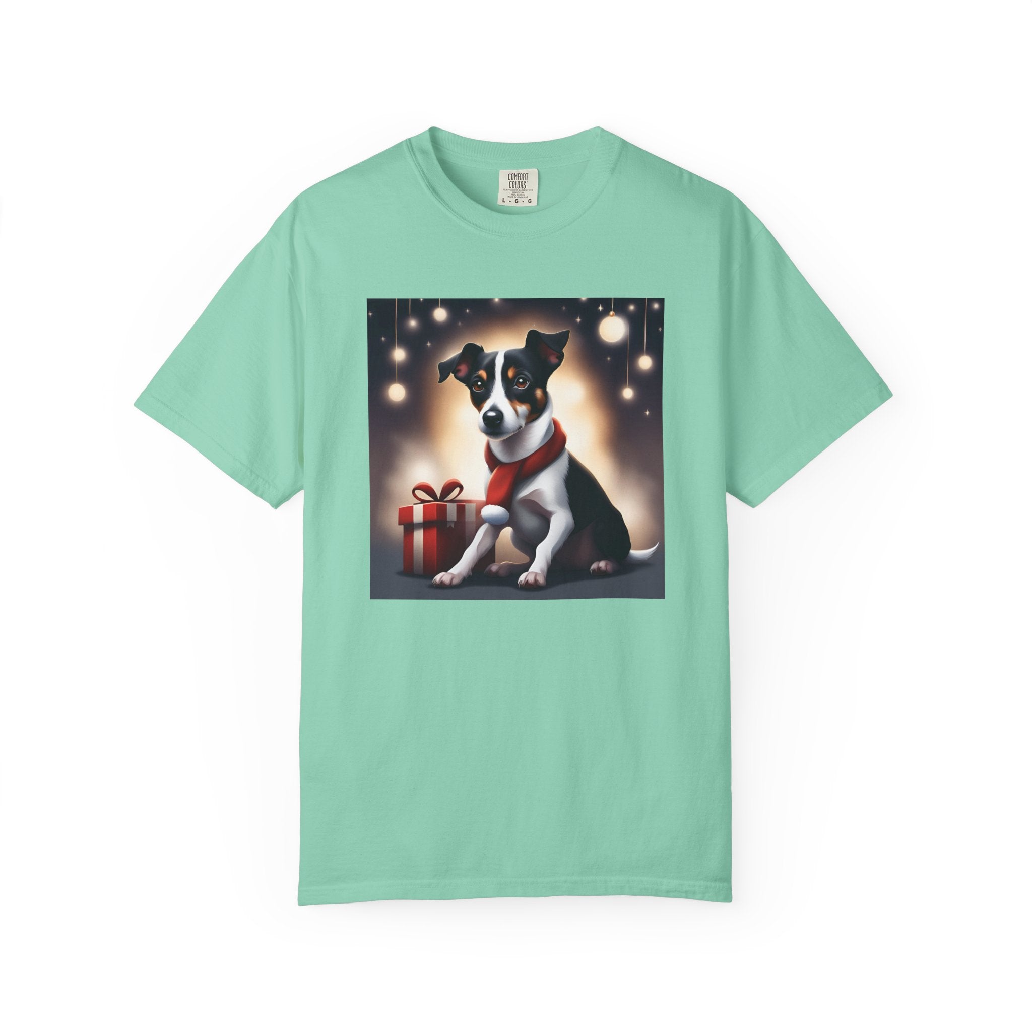 Jack Russel Holiday Unisex Garment-Dyed T-shirt