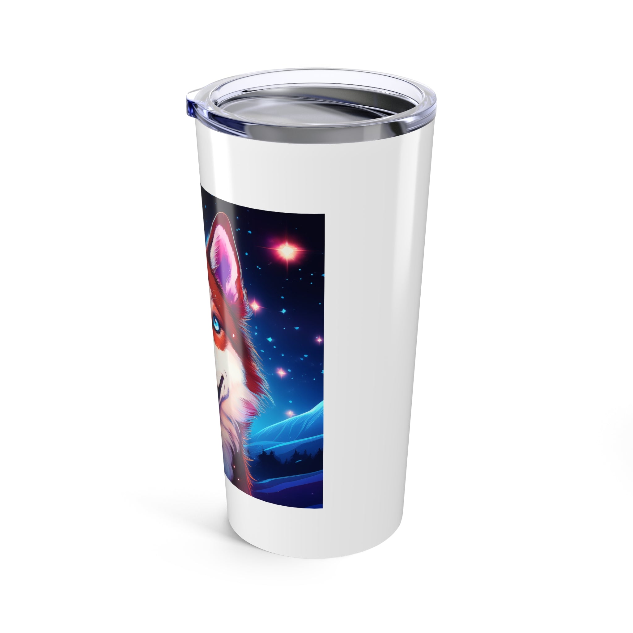 Eskimo Husky Stary Night Tumbler 20oz