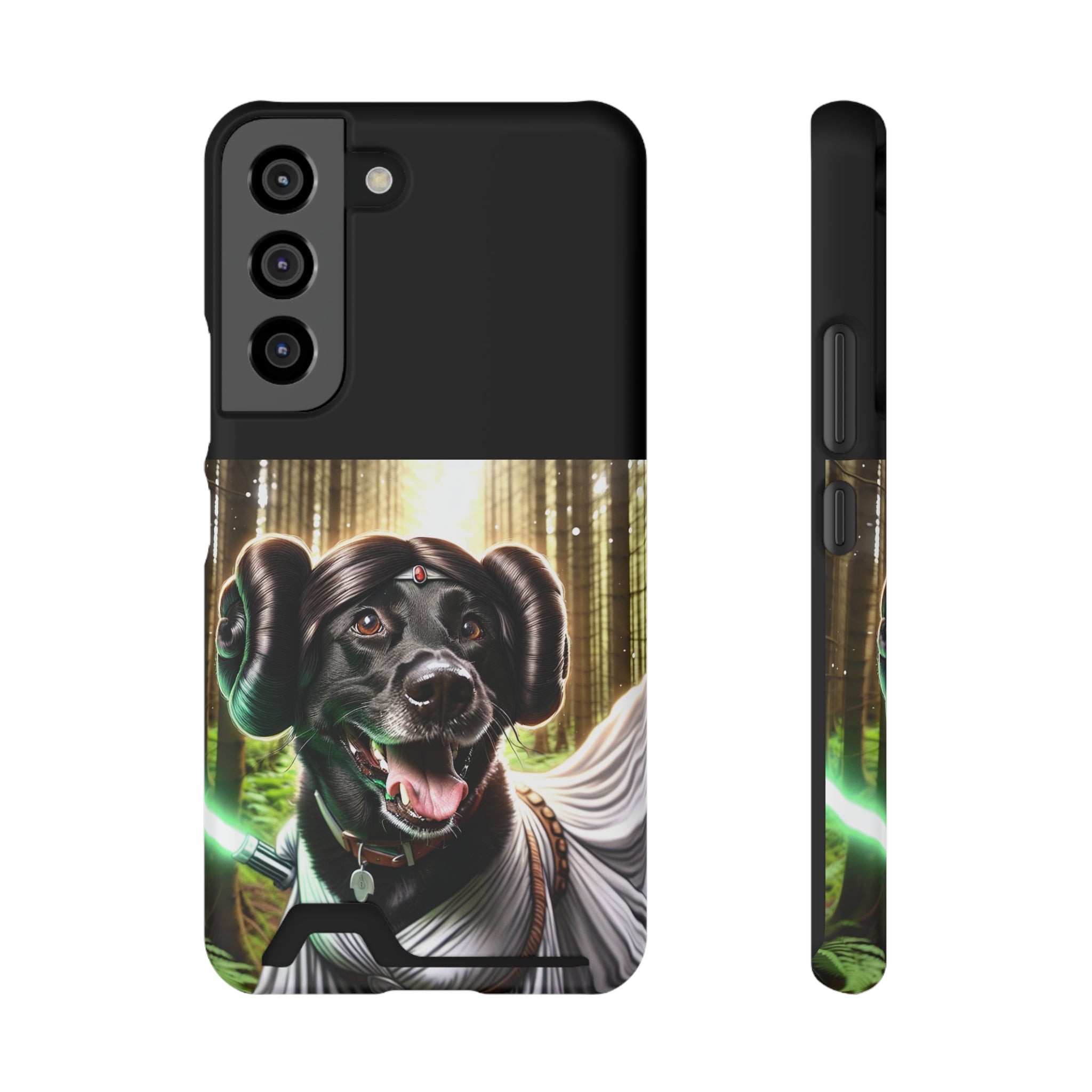 Galaxy Princess Phone Case with Card Holder