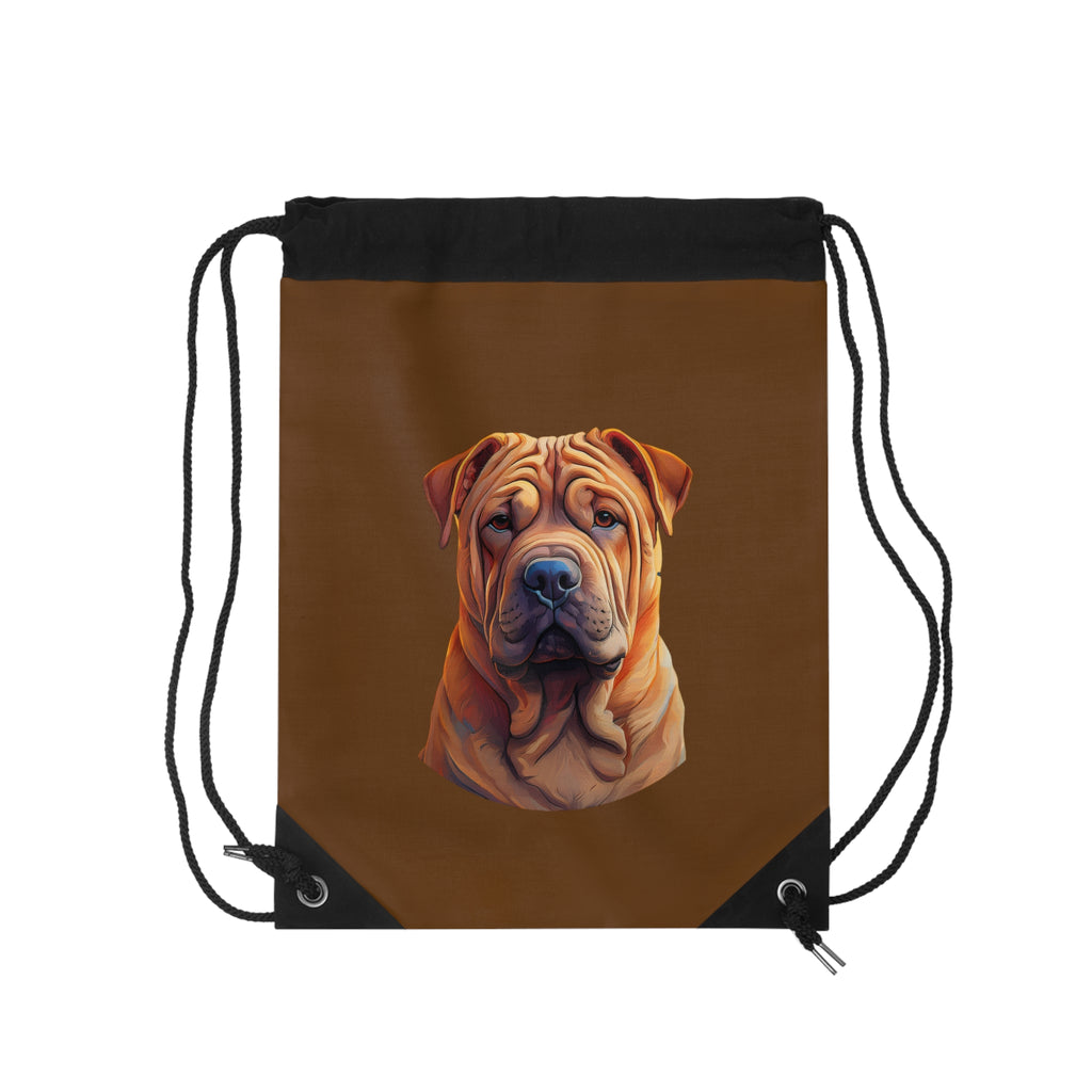 Shar Pei Drawstring Bag