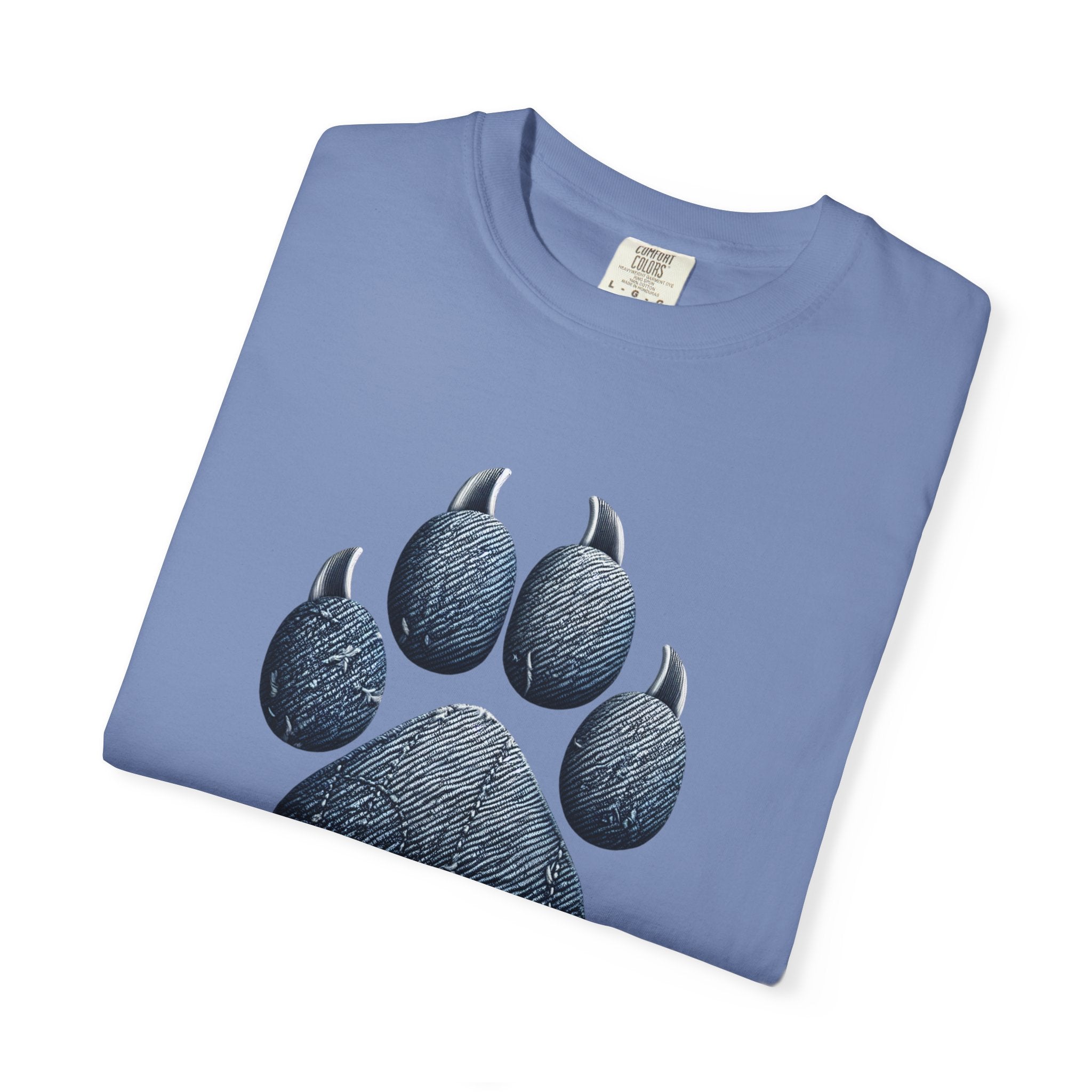 Denim Paw Unisex Garment-Dyed T-shirt