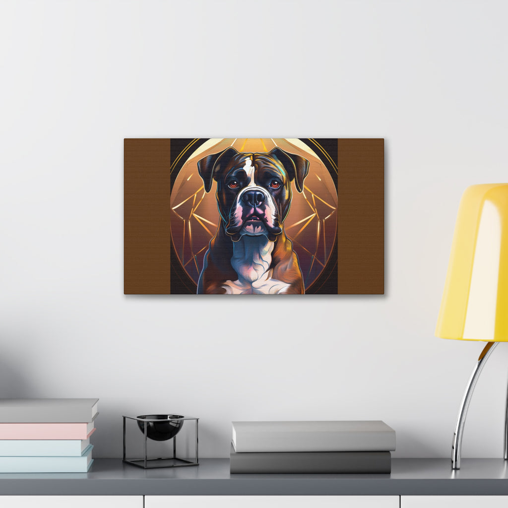 Brindle Gold Canvas Painting