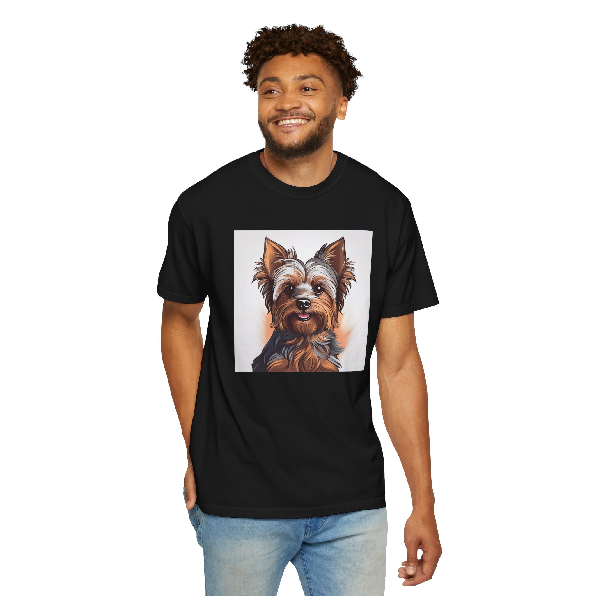 Yorkie Unisex Garment-Dyed T-shirt