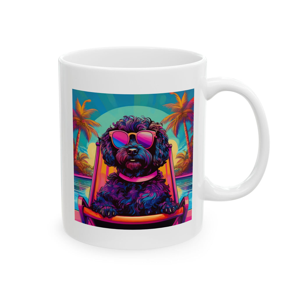 Doodle Poolside Ceramic Mug, (11oz, 15oz)
