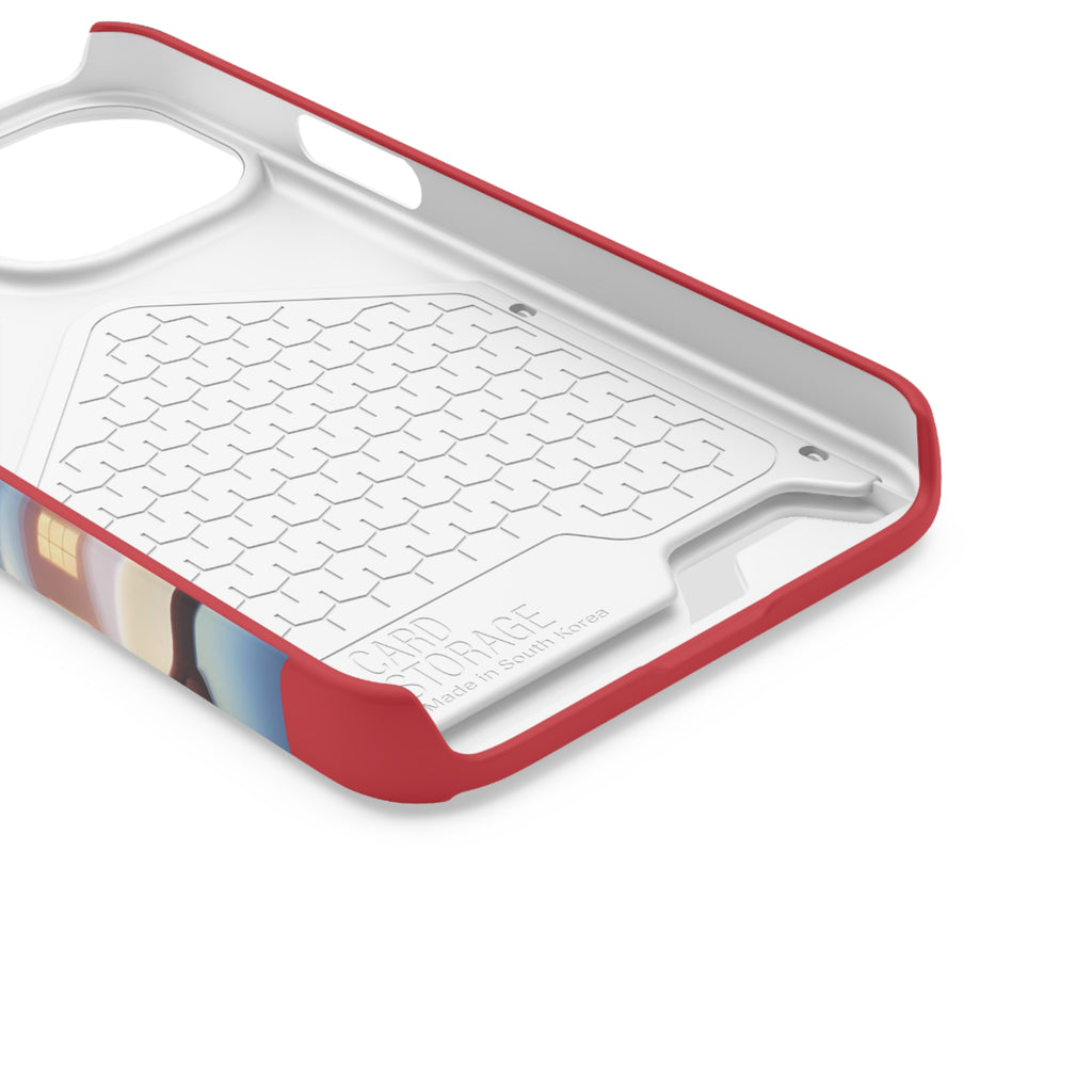Choclate Lab Holiday Phone Case with Card Holder