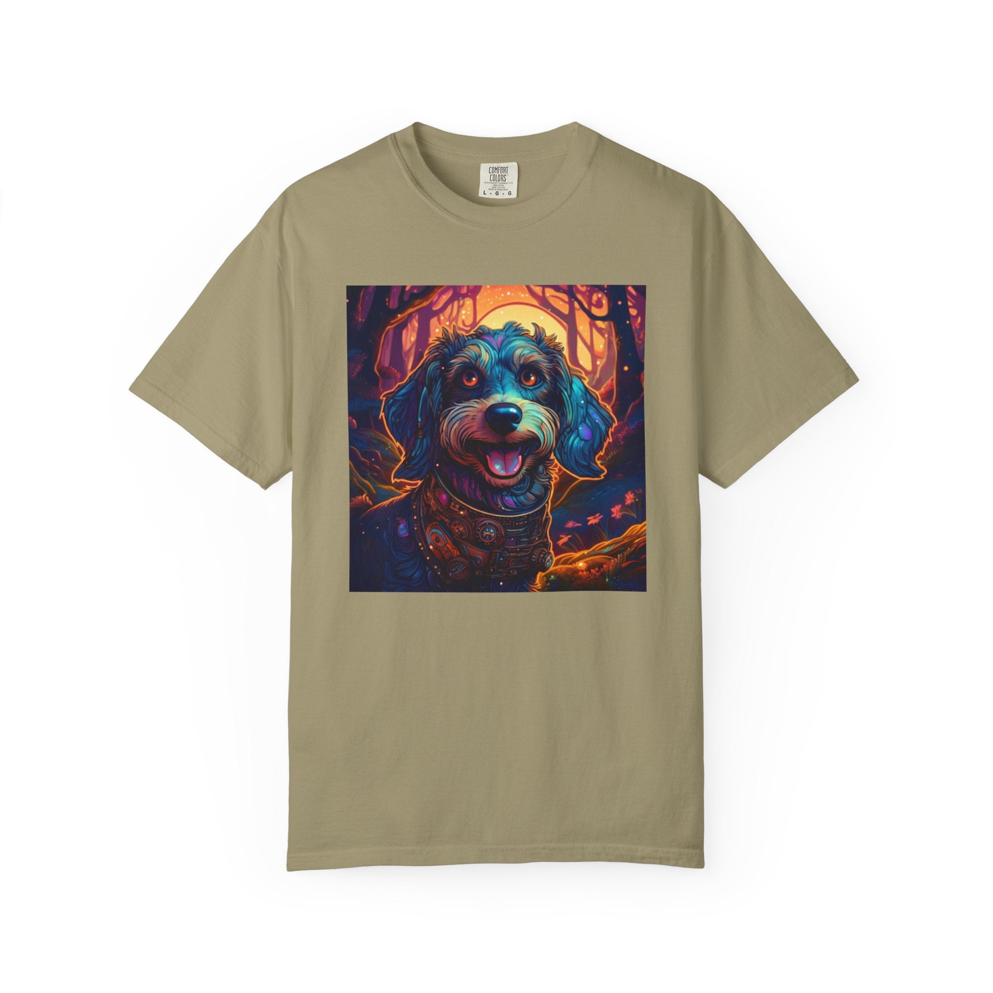Steampunk Dachshund Unisex Garment-Dyed T-shirt