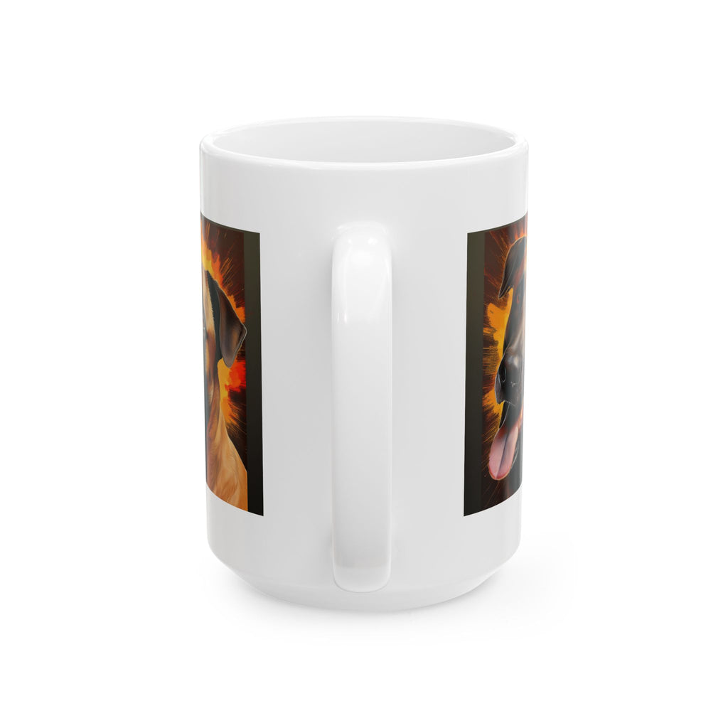Belgian Malinois Shepherd Ceramic Mug, (11oz, 15oz)