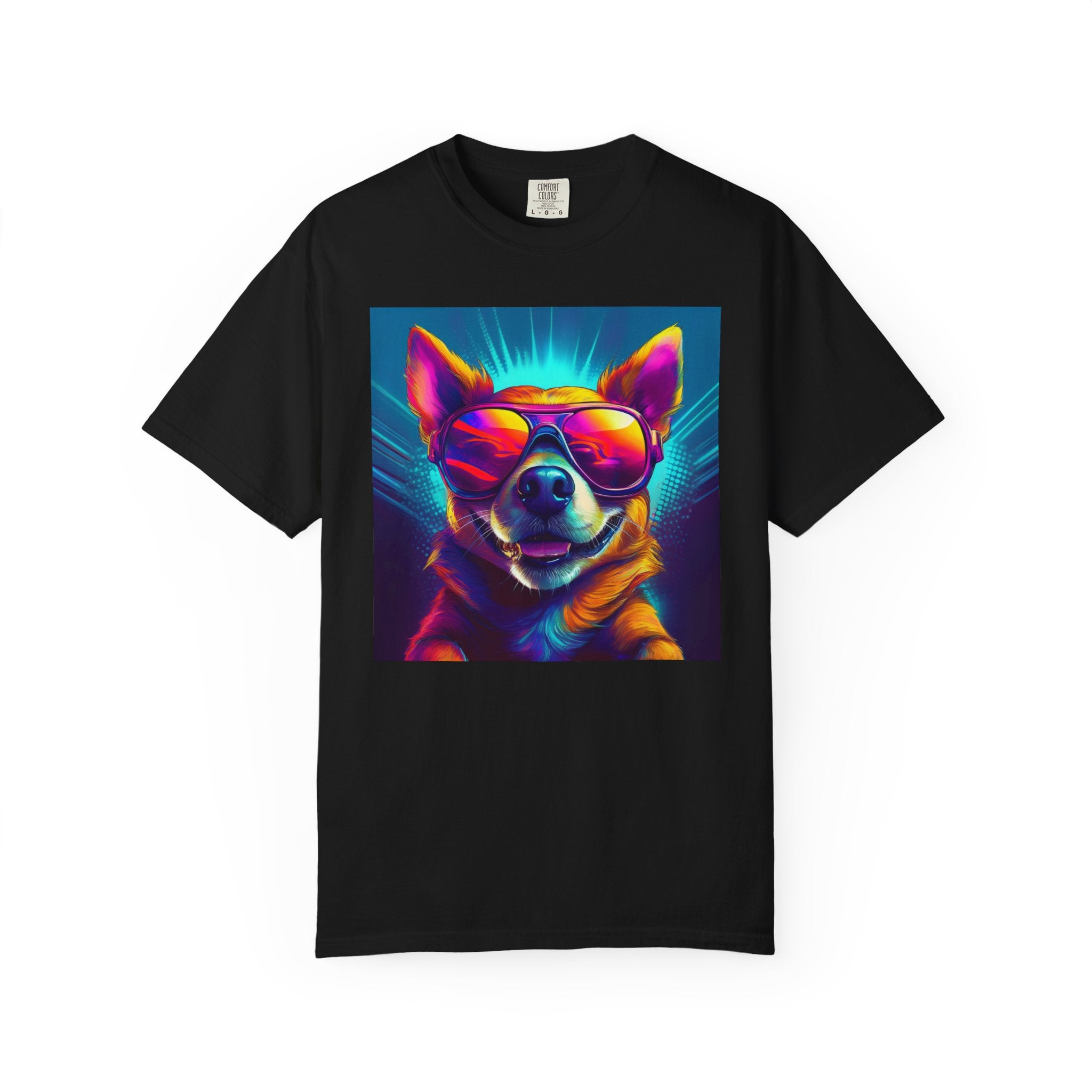 Chihuahua Cool Sunglasses Unisex Garment-Dyed T-shirt