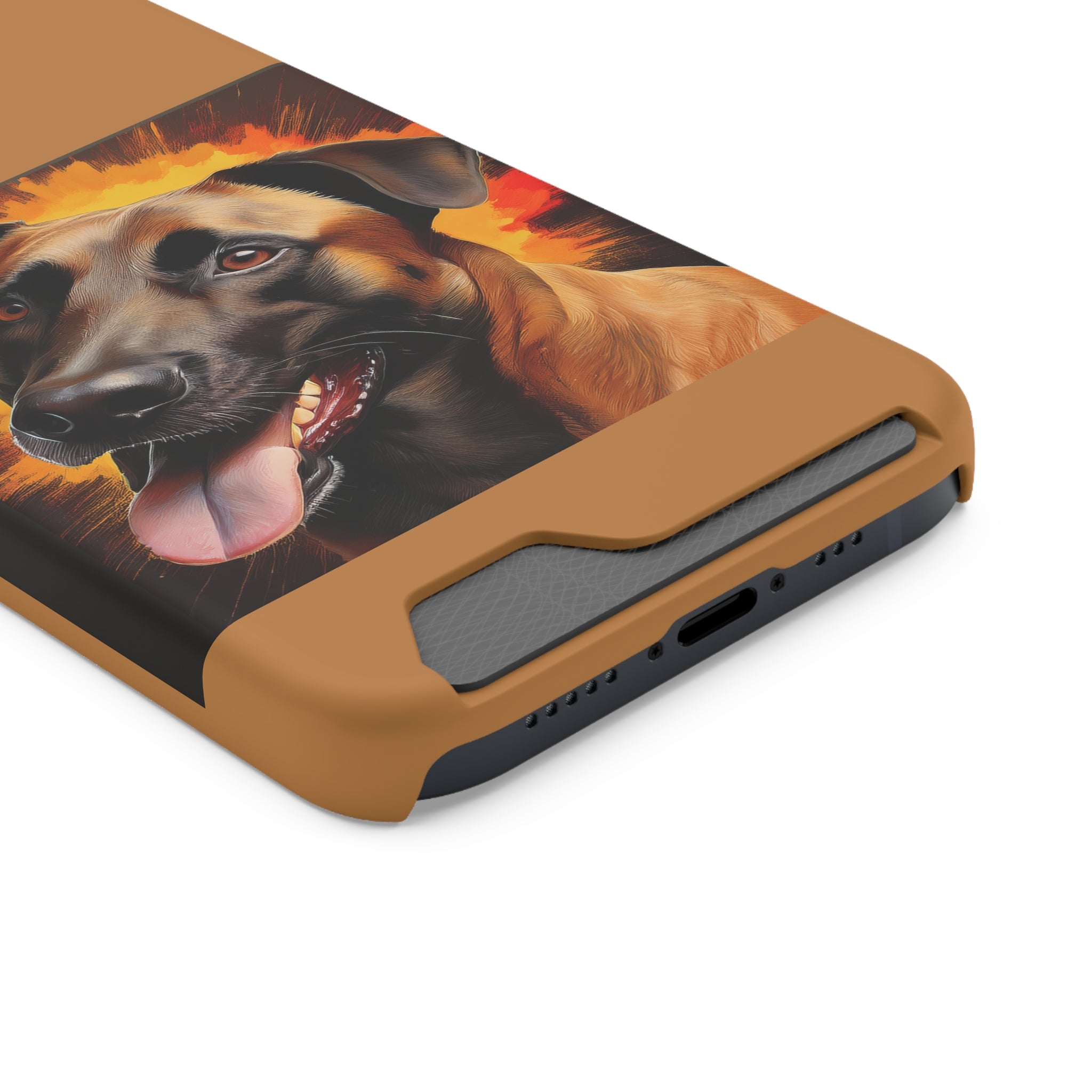 Belgian Malinois Shepherd Phone Case with Card Holder