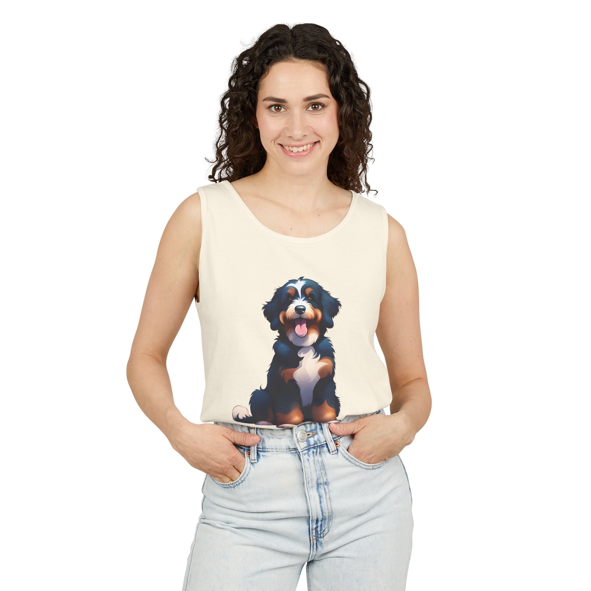 Bernedoodle Unisex Tank Top